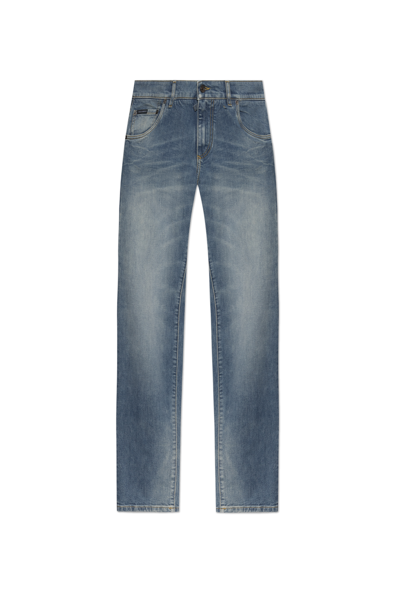Dolce & Gabbana Jeansy Typu `slim`, Mężczyźni, Niebieski