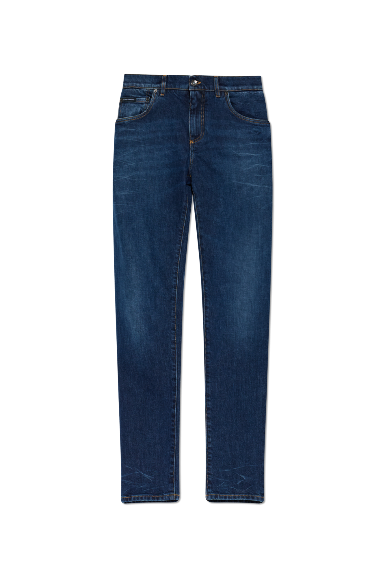 Dolce & Gabbana Jeansy Typu `Skinny`, Mężczyźni, Granatowy