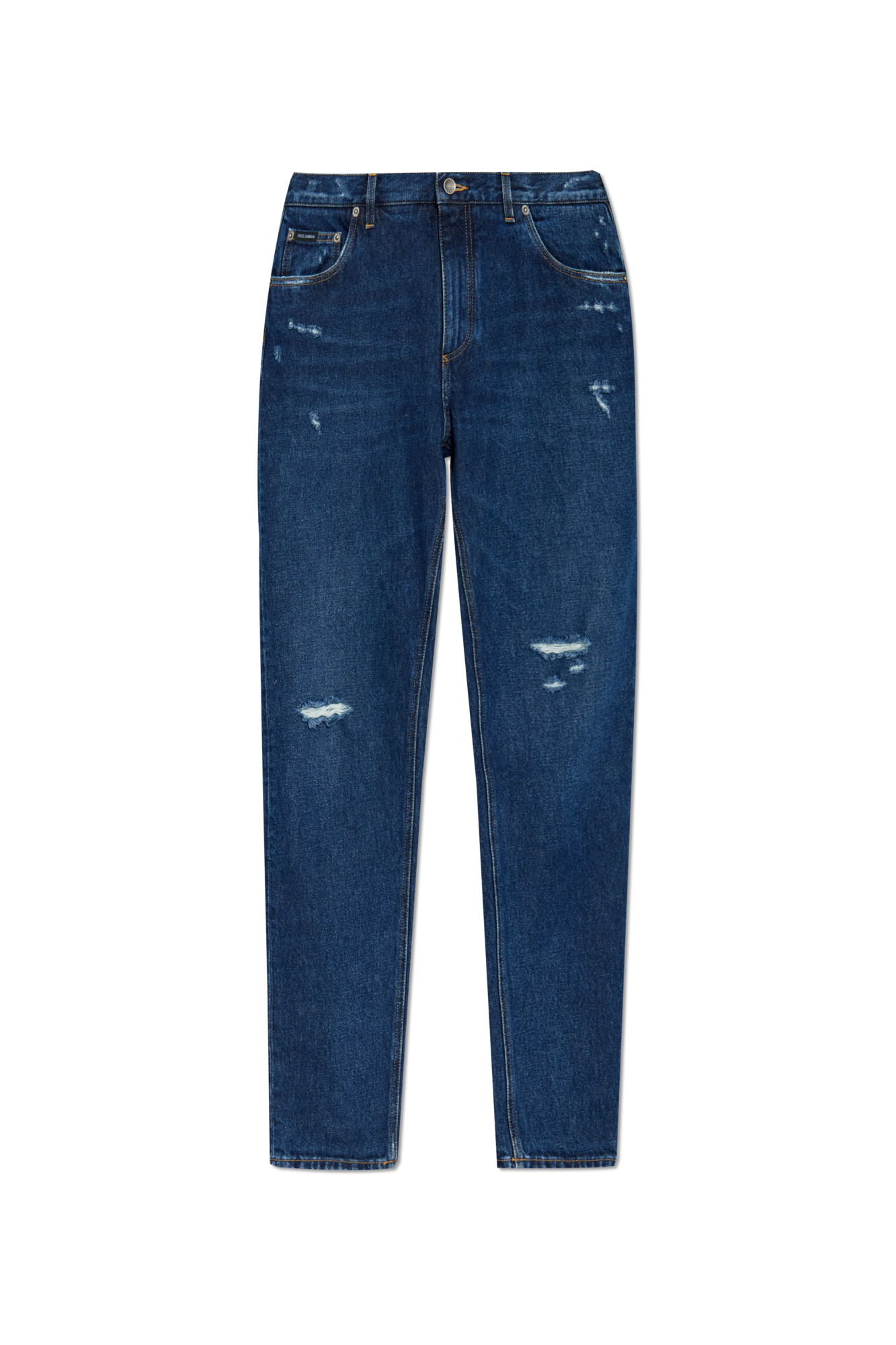 Dolce & Gabbana Jeansy Typu `loose`, Mężczyźni, Granatowy