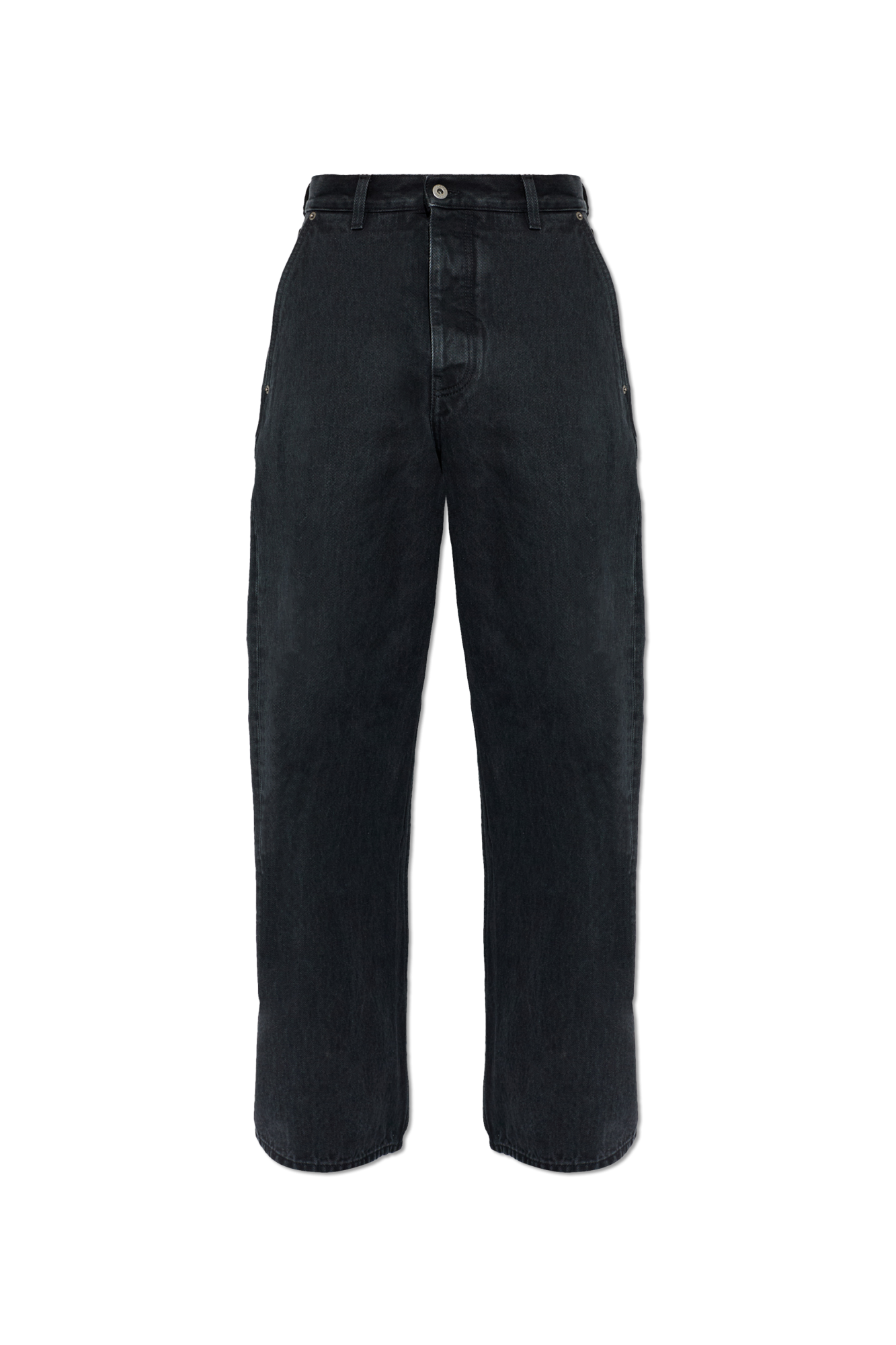 Loewe Jeansy Z Szerokimi Nogawkami, Mężczyźni, Czarny