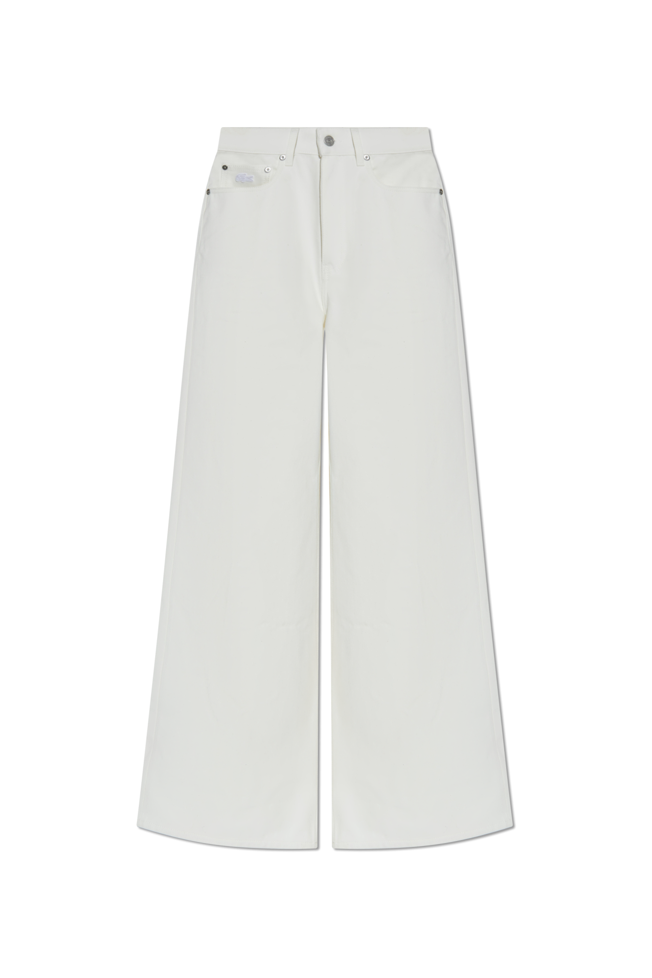 LACOSTE RUNWAY Jeansy Z Wysokim Stanem, Kobiety, Biały
