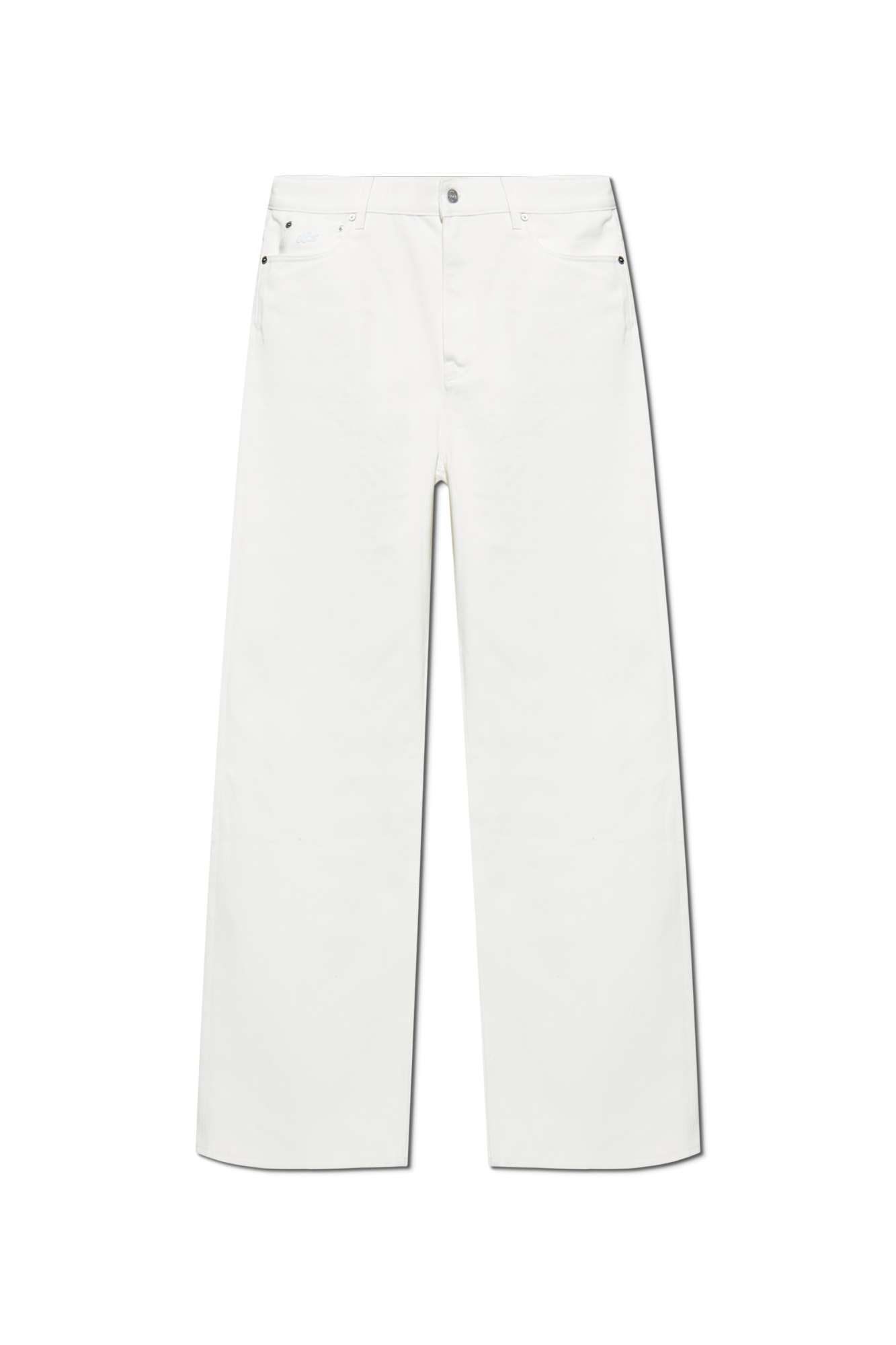 LACOSTE RUNWAY Jeansy Z Logo, Mężczyźni, Biały