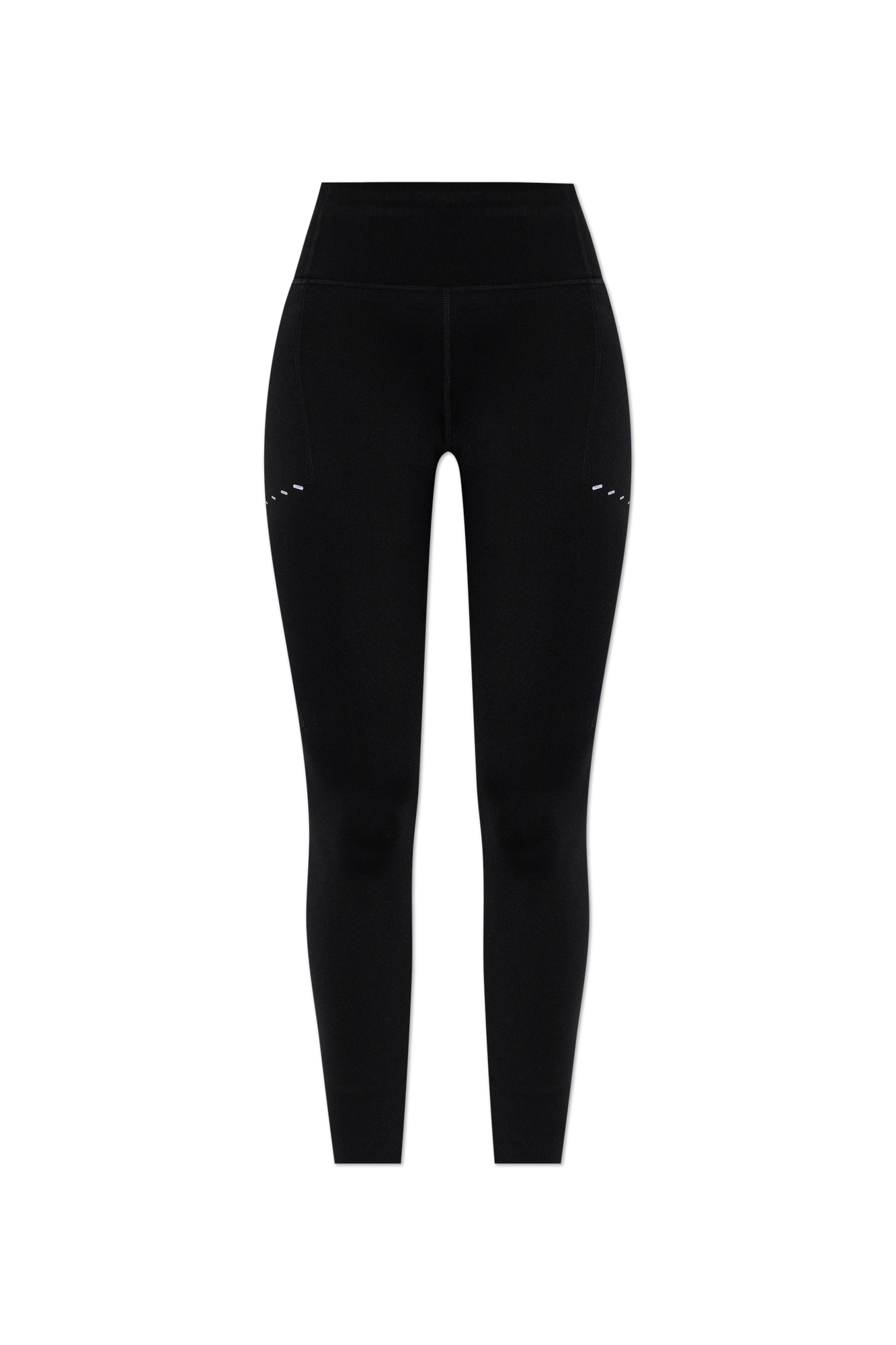 Nike Legginsy Z Logo, Kobiety, Czarny