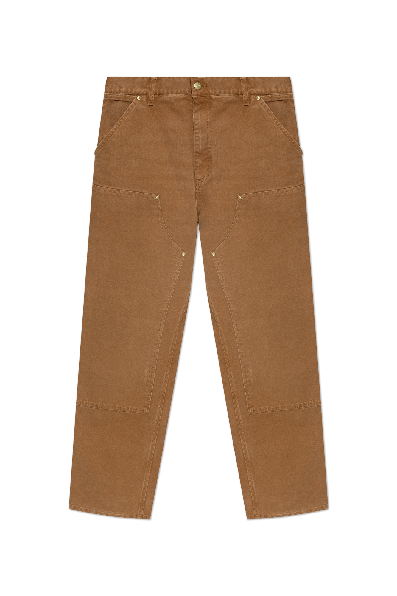 Carhartt WIP Jeansy ‘Double Knee’, Mężczyźni, Brązowy