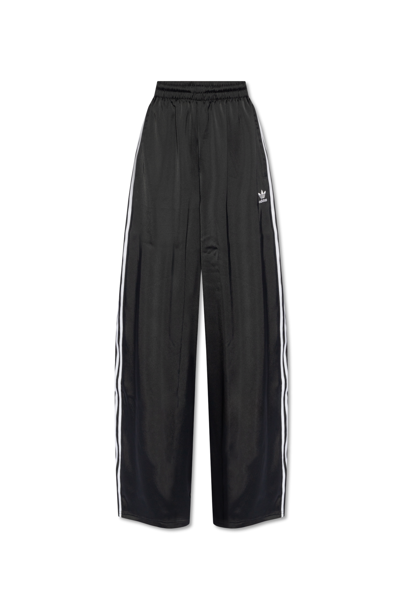 ADIDAS Originals Satynowe Spodnie, Kobiety, Czarny