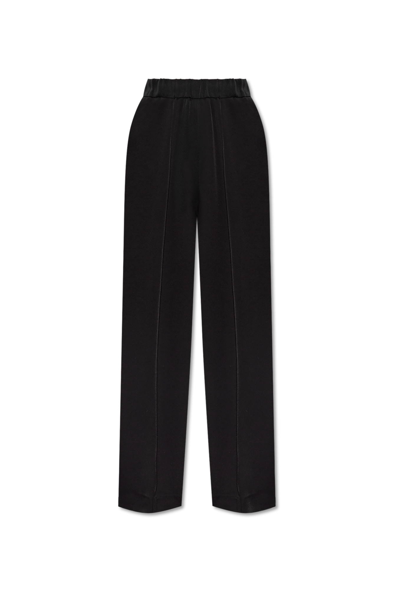 JIL SANDER Spodnie W Kant, Kobiety, Czarny