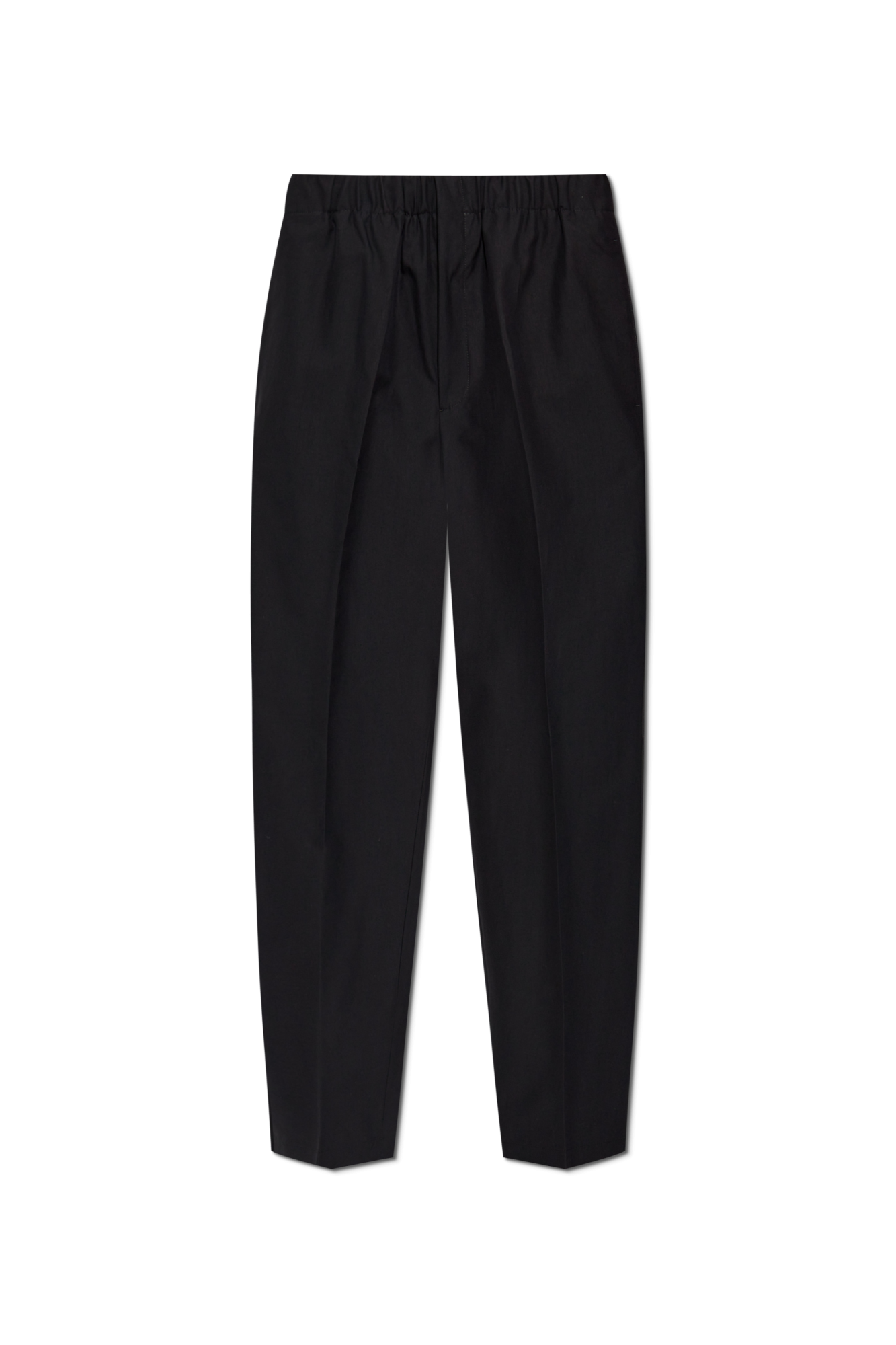 JIL SANDER Spodnie W Kant, Mężczyźni, Czarny