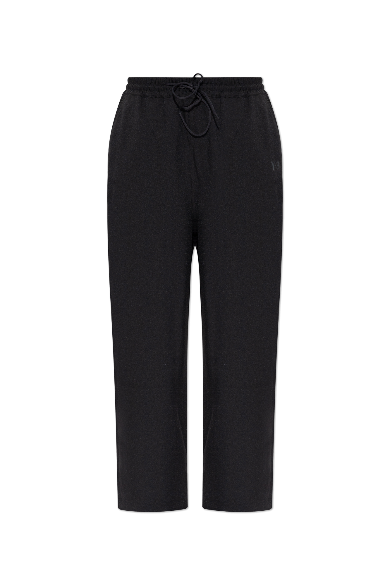 Y-3 Spodnie Z Lampasami ‘3S’, Kobiety, Czarny