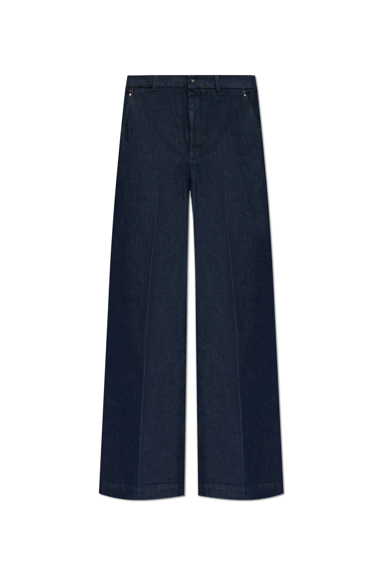 Moncler Jeansy O Prostym Kroju, Kobiety, Granatowy