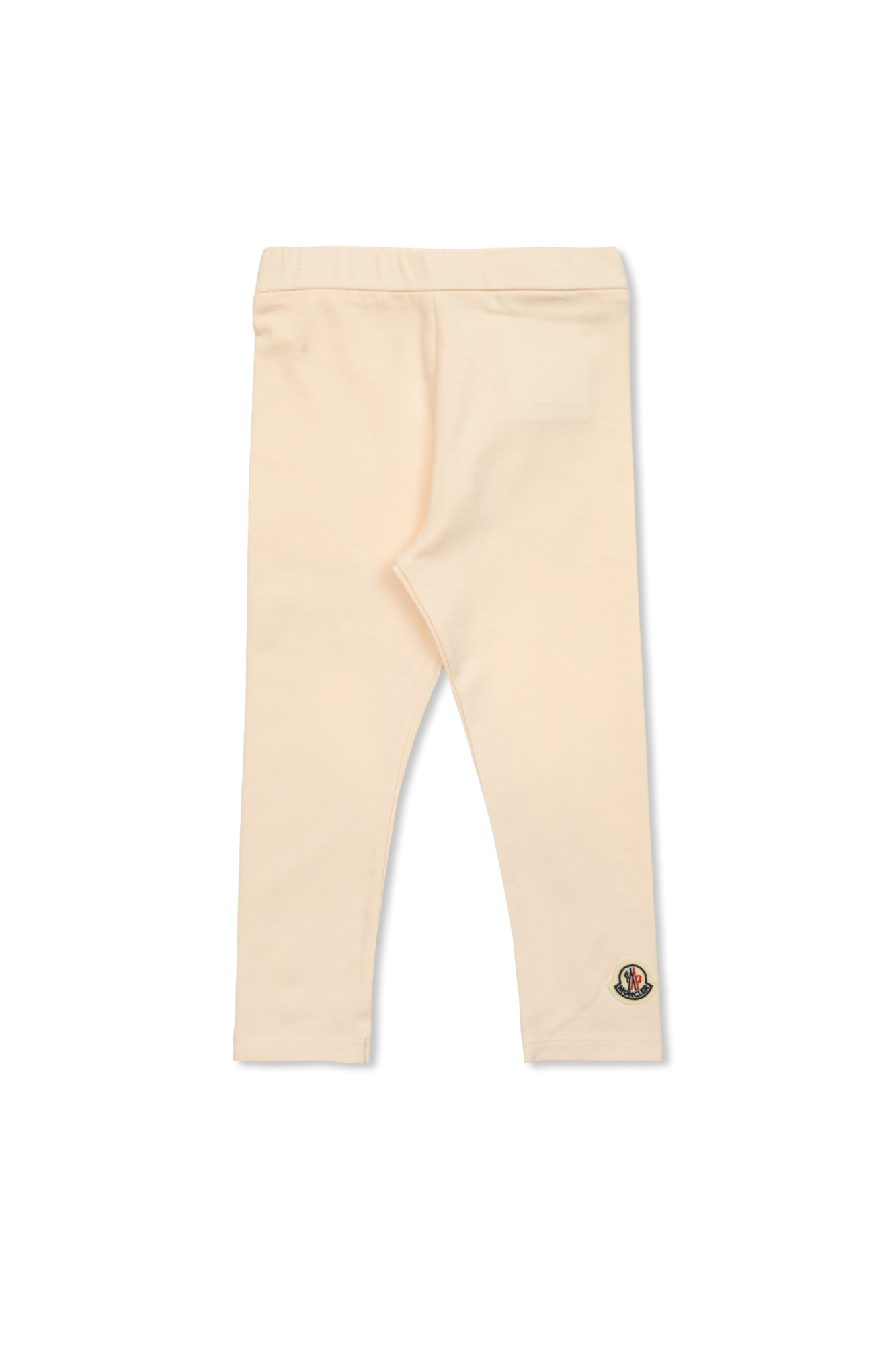Moncler Enfant Leginsy Z Logo, Unisex, Różowy