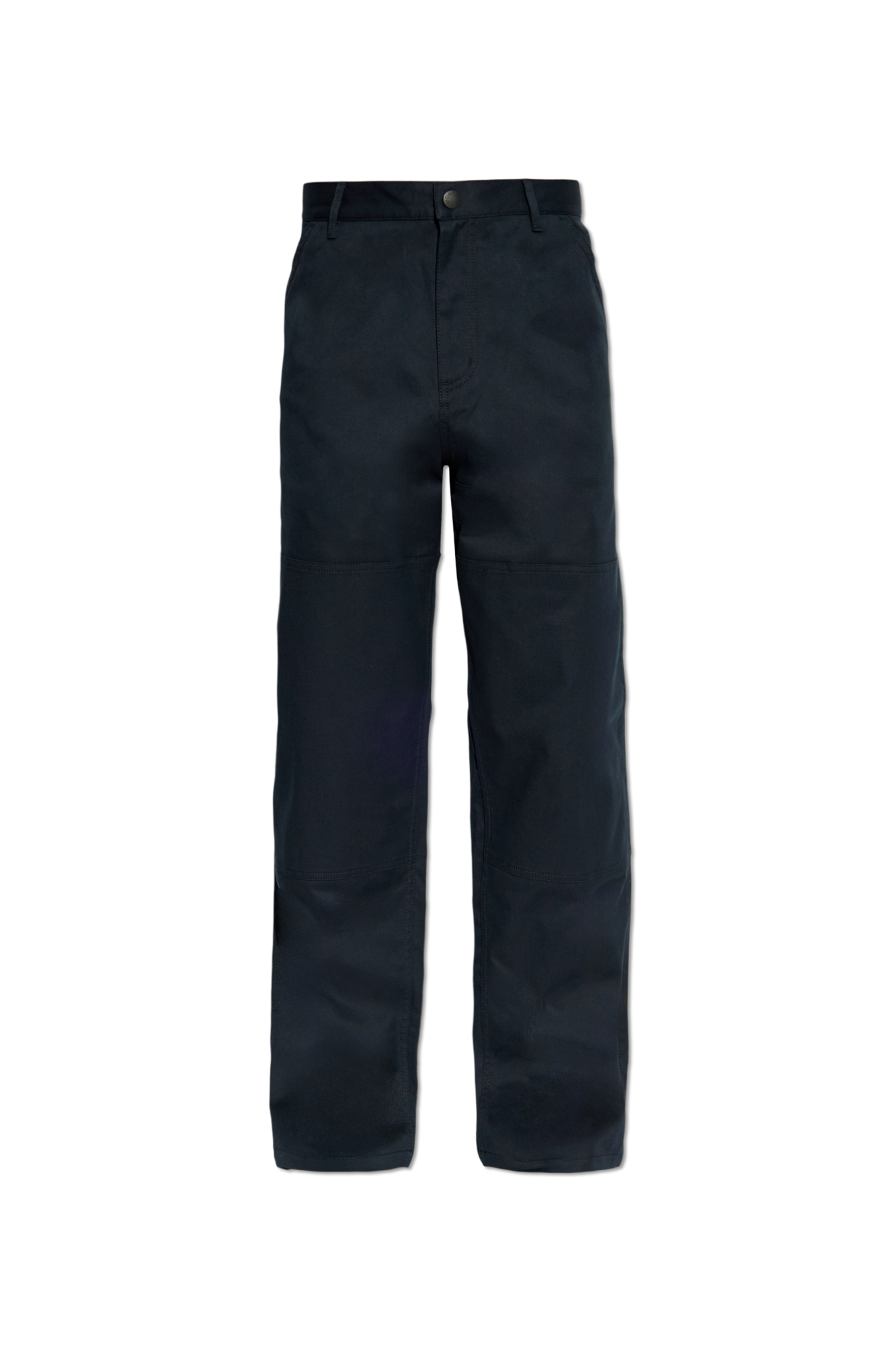 Moncler Spodnie Z Logo, Mężczyźni, Granatowy