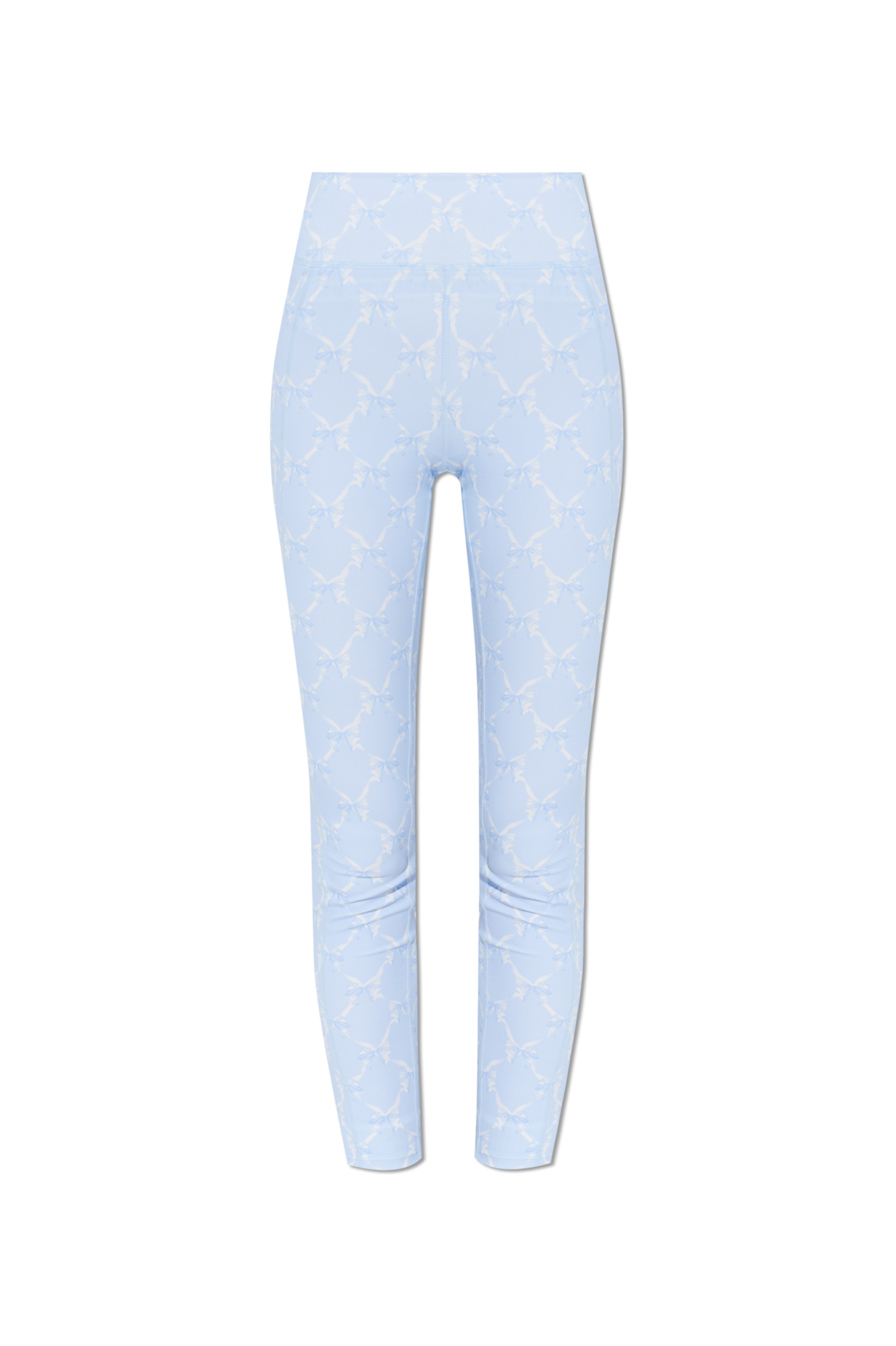 LoveShackFancy Legginsy Sportowe `Kimi`, Kobiety, Jasnoniebieski