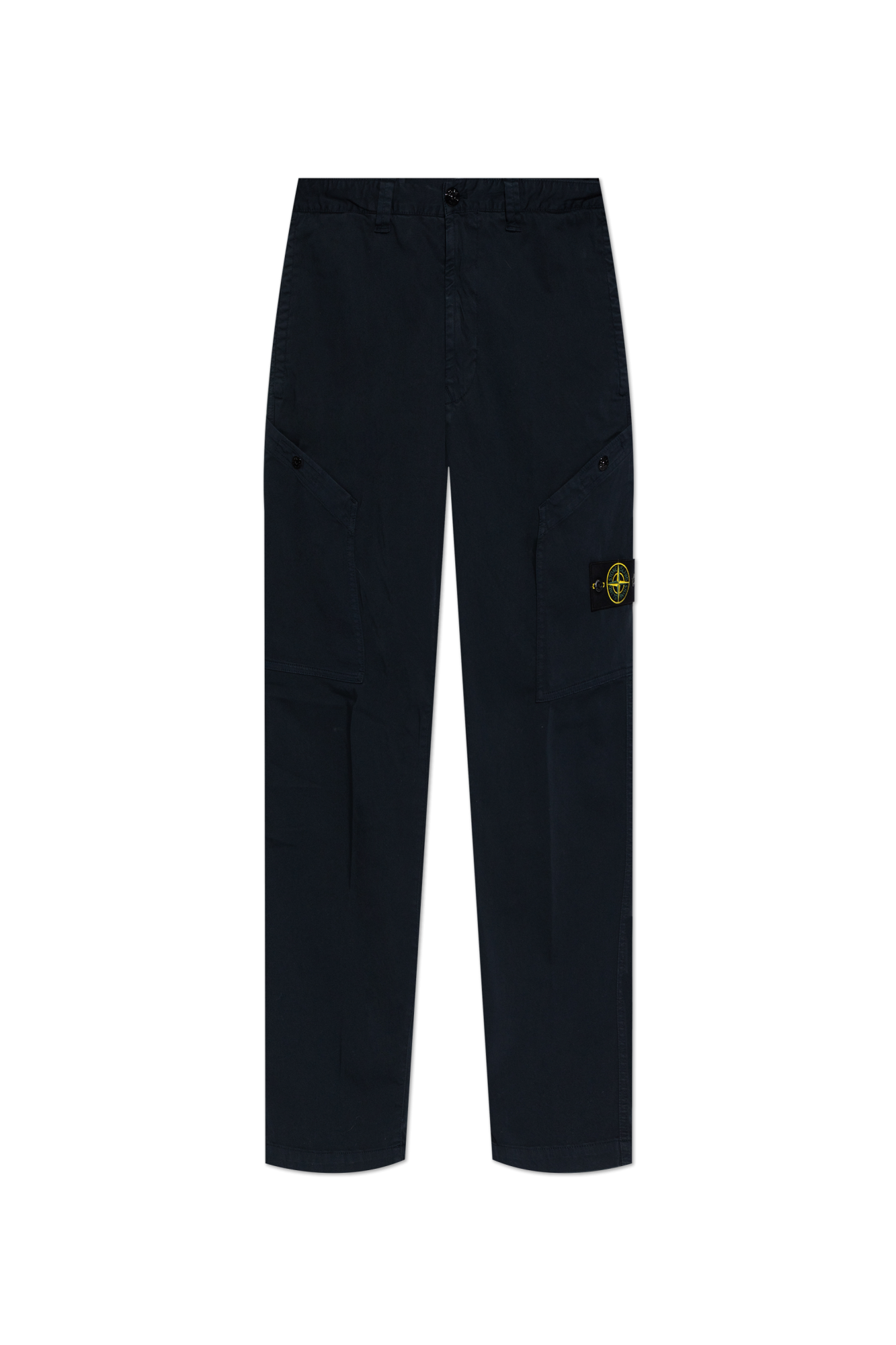 Stone Island Spodnie Z Logo, Mężczyźni, Granatowy