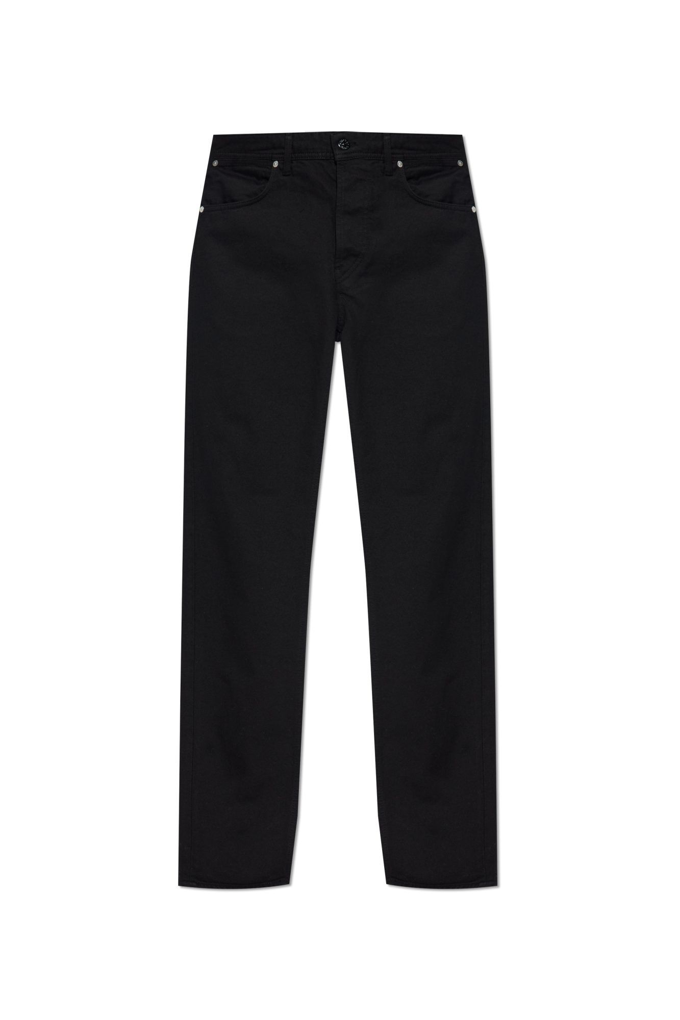Stone Island Jeansy Z Lekko Zwężanymi Nogawkami, Mężczyźni, Czarny