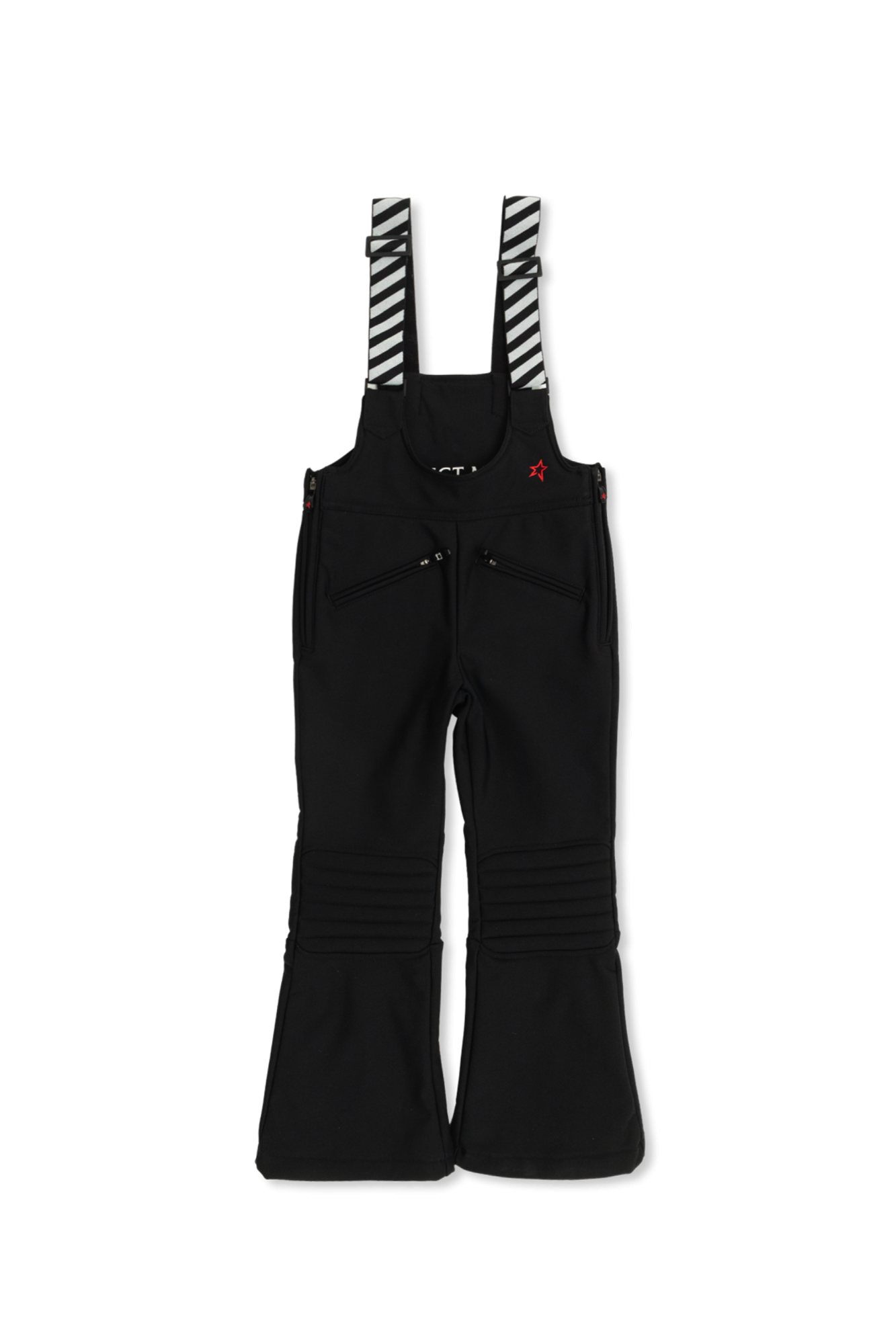 Perfect Moment Kids Narciarskie Spodnie Na Szelkach `Isola`, Unisex, Czarny