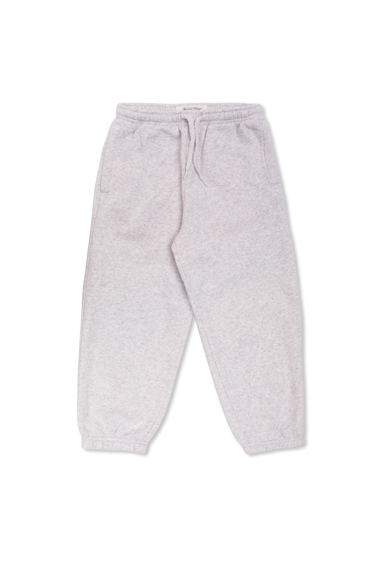 American Vintage Kids Spodnie Dresowe Ze ściągaczem W Nogawkach, Unisex, Szary