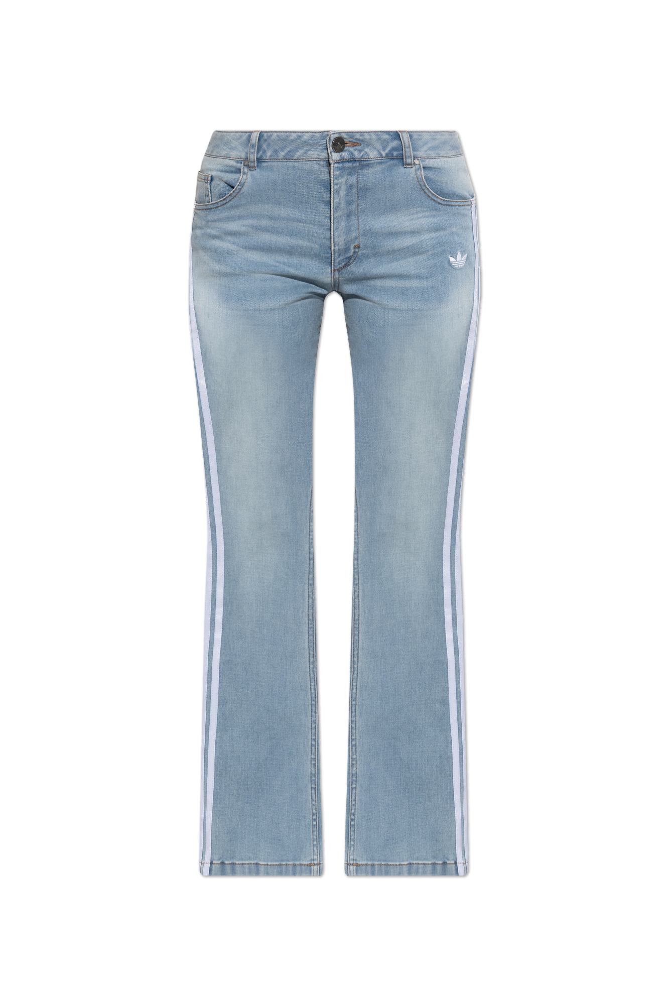 ADIDAS Originals Jeansy Z Rozszerzanymi Nogawkami, Kobiety, Niebieski
