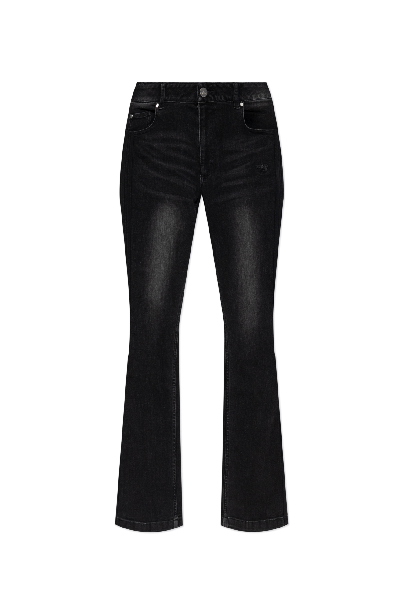 ADIDAS Originals Jeansy Z Logo, Kobiety, Czarny