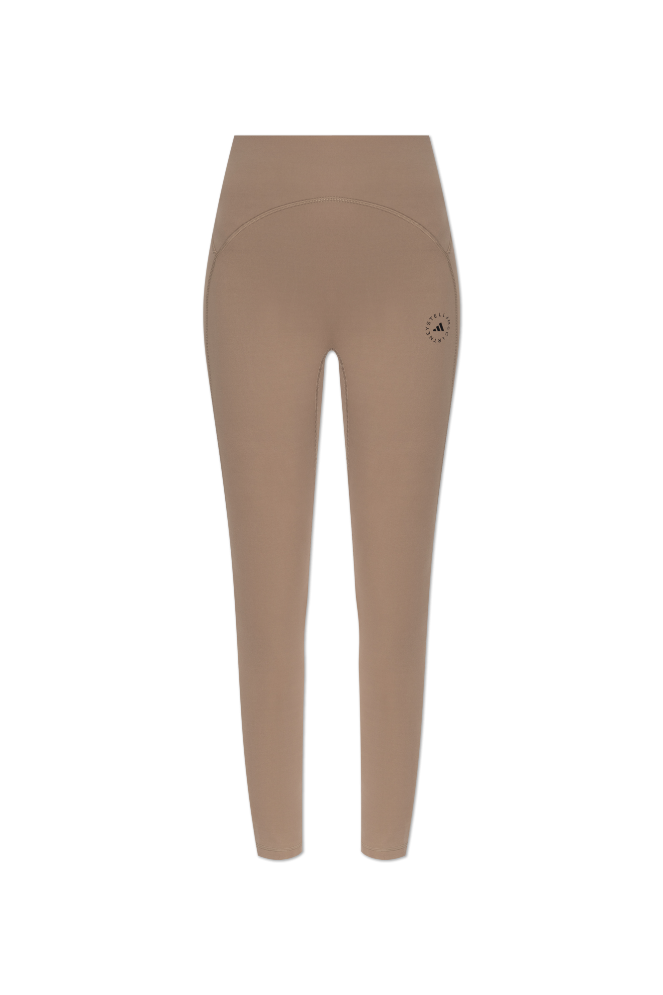 ADIDAS By Stella McCartney Legginsy Treningowe Z Marszczeniem, Kobiety, Beżowy