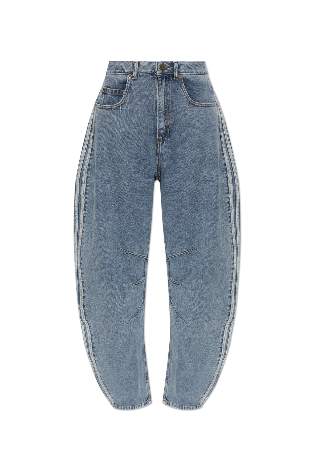 ADIDAS Originals Jeansy Z Szerokimi Nogawkami, Kobiety, Niebieski