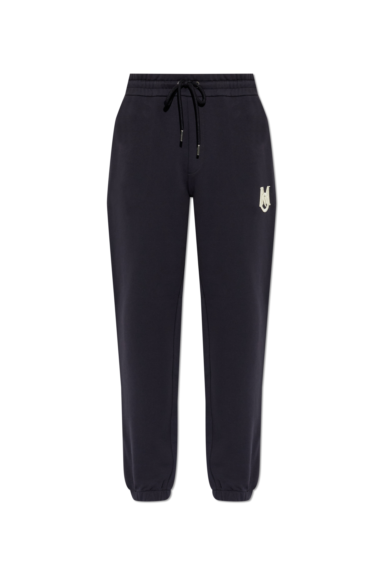 Moncler Spodnie Dresowe Z Logo, Mężczyźni, Granatowy