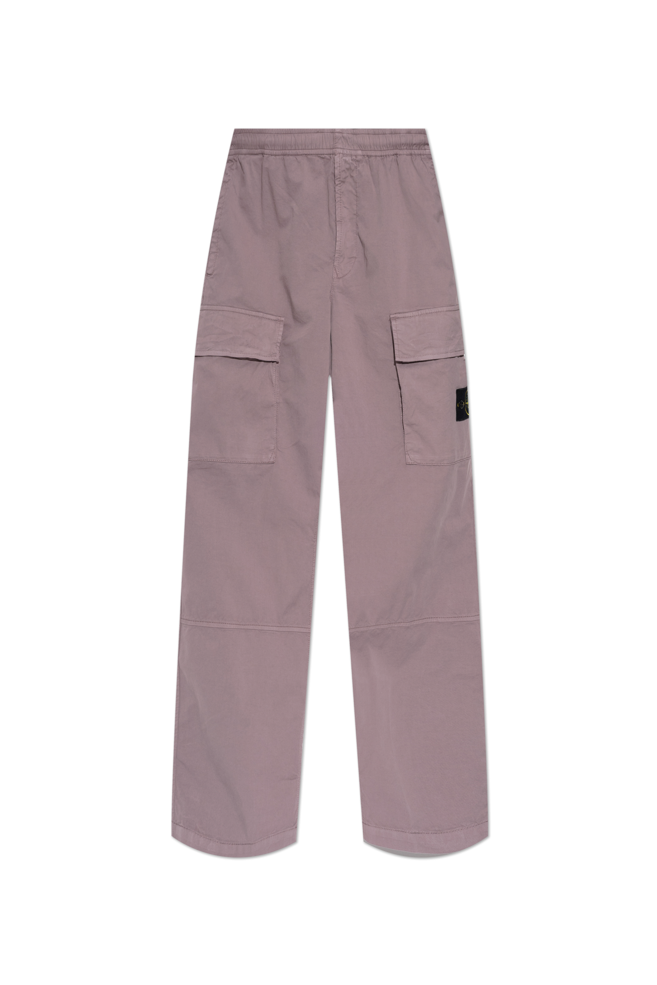 Stone Island Spodnie Typu ‘Cargo’ Z Naszywką Logo, Mężczyźni, Fioletowy
