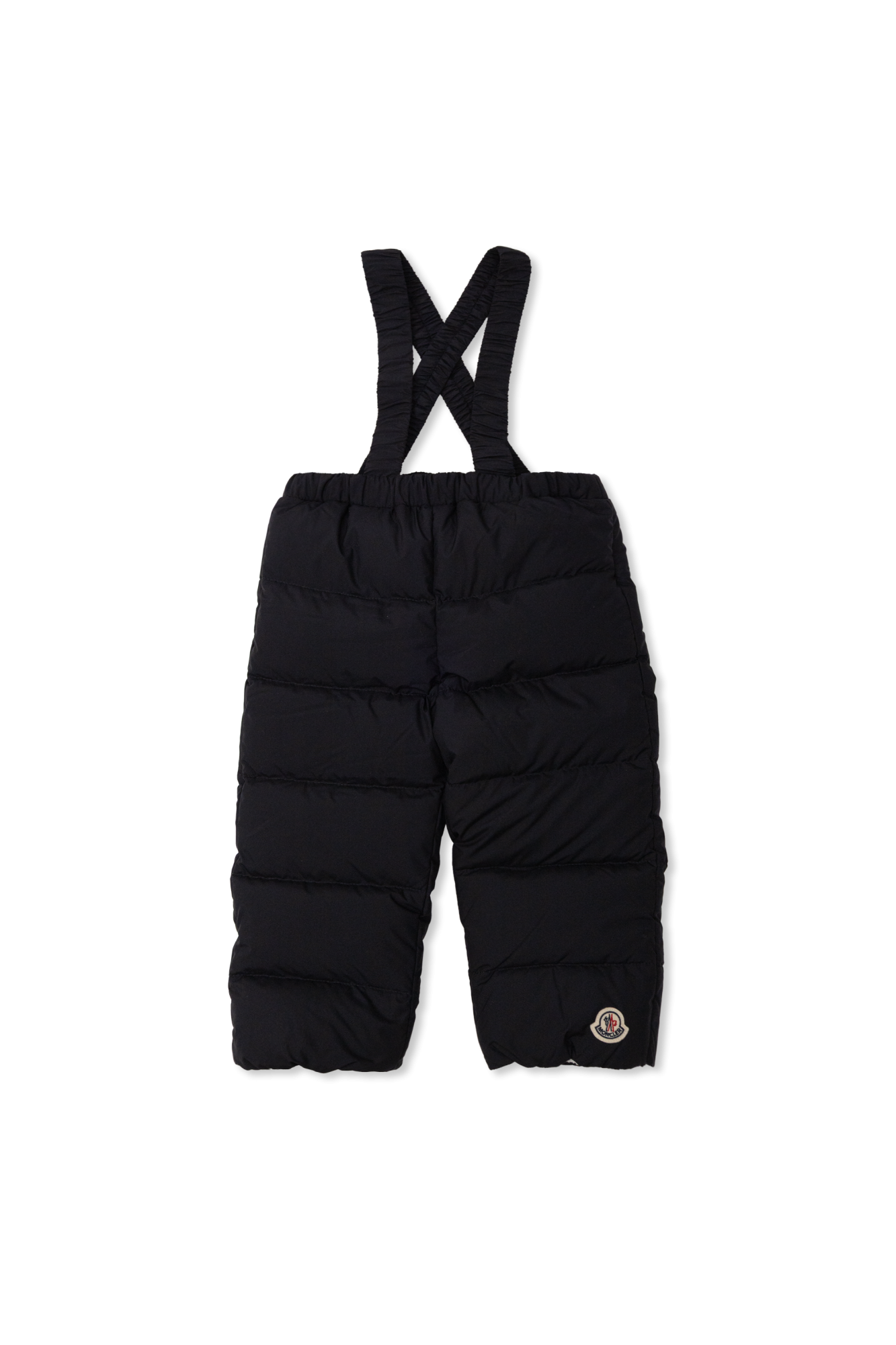 Moncler Enfant Puchowe Spodnie Na Szelkach, Unisex, Granatowy