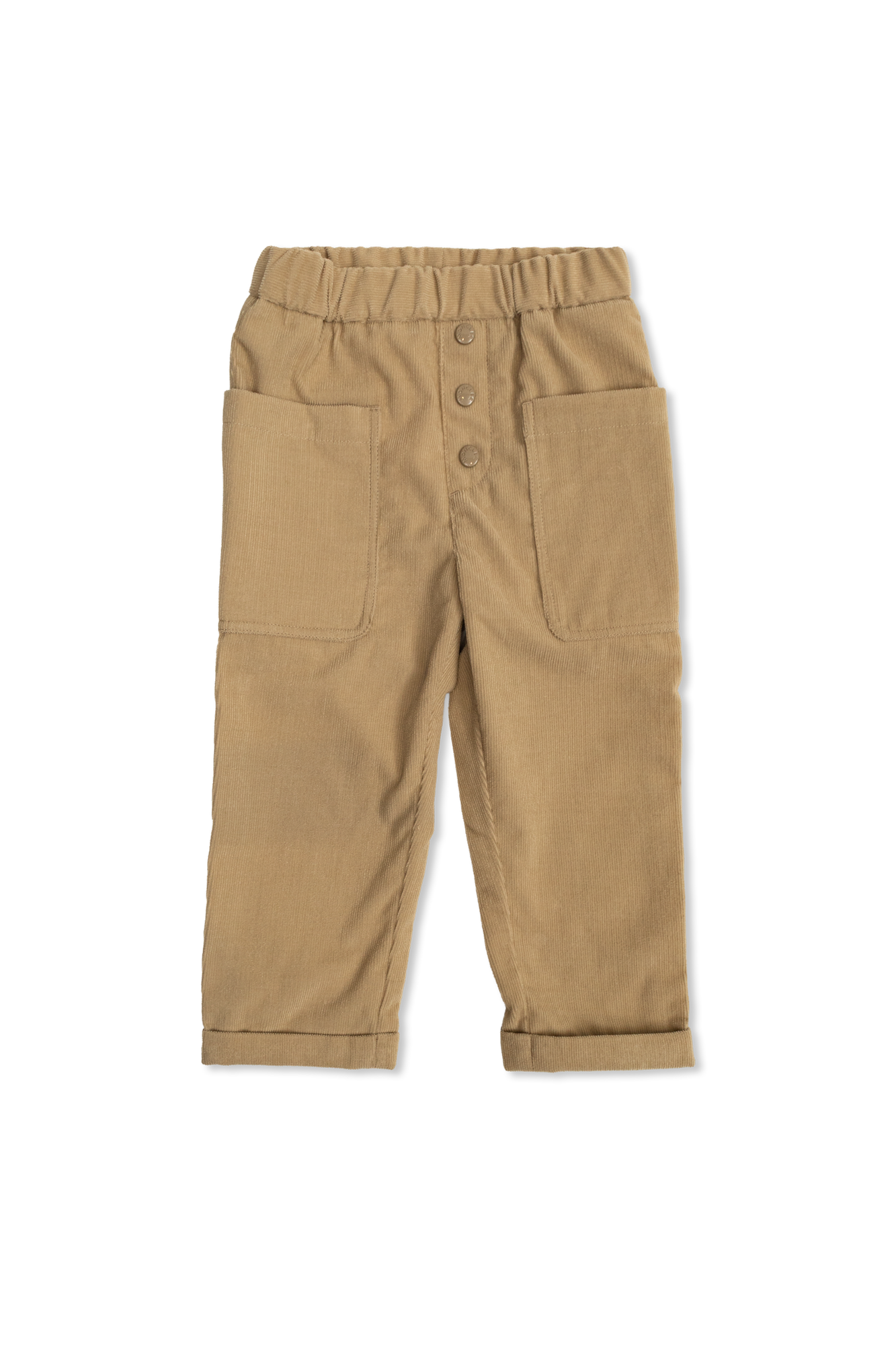 Moncler Enfant Sztruksowe Spodnie, Unisex, Beżowy