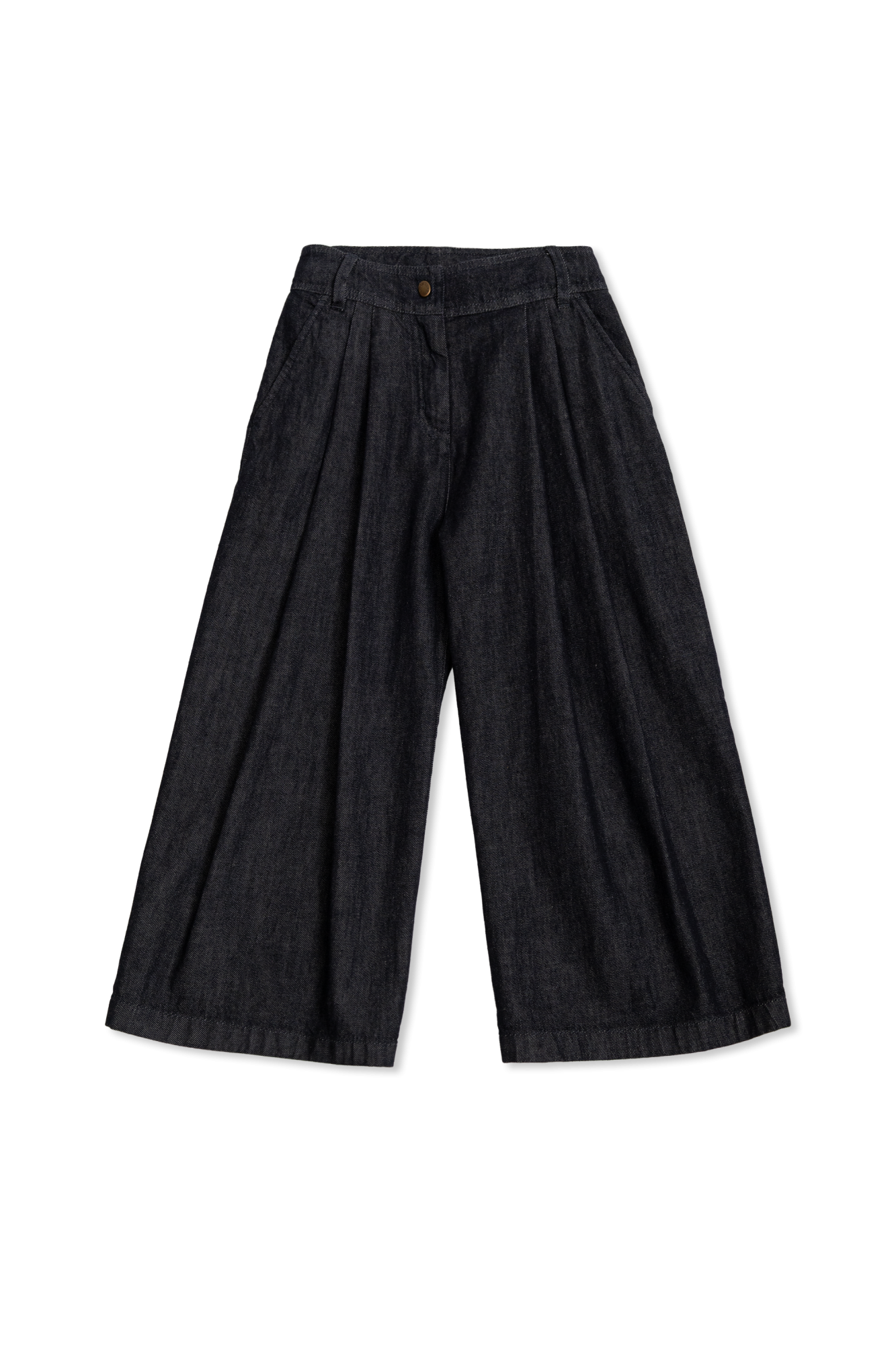 Moncler Enfant Spodnie Z Szerokimi Nogawkami, Unisex, Granatowy