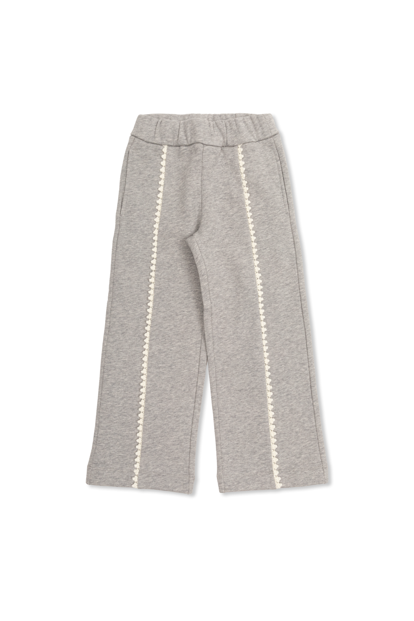 Moncler Enfant Spodnie Dresowe Z Szerokimi Nogawkami, Unisex, Szary