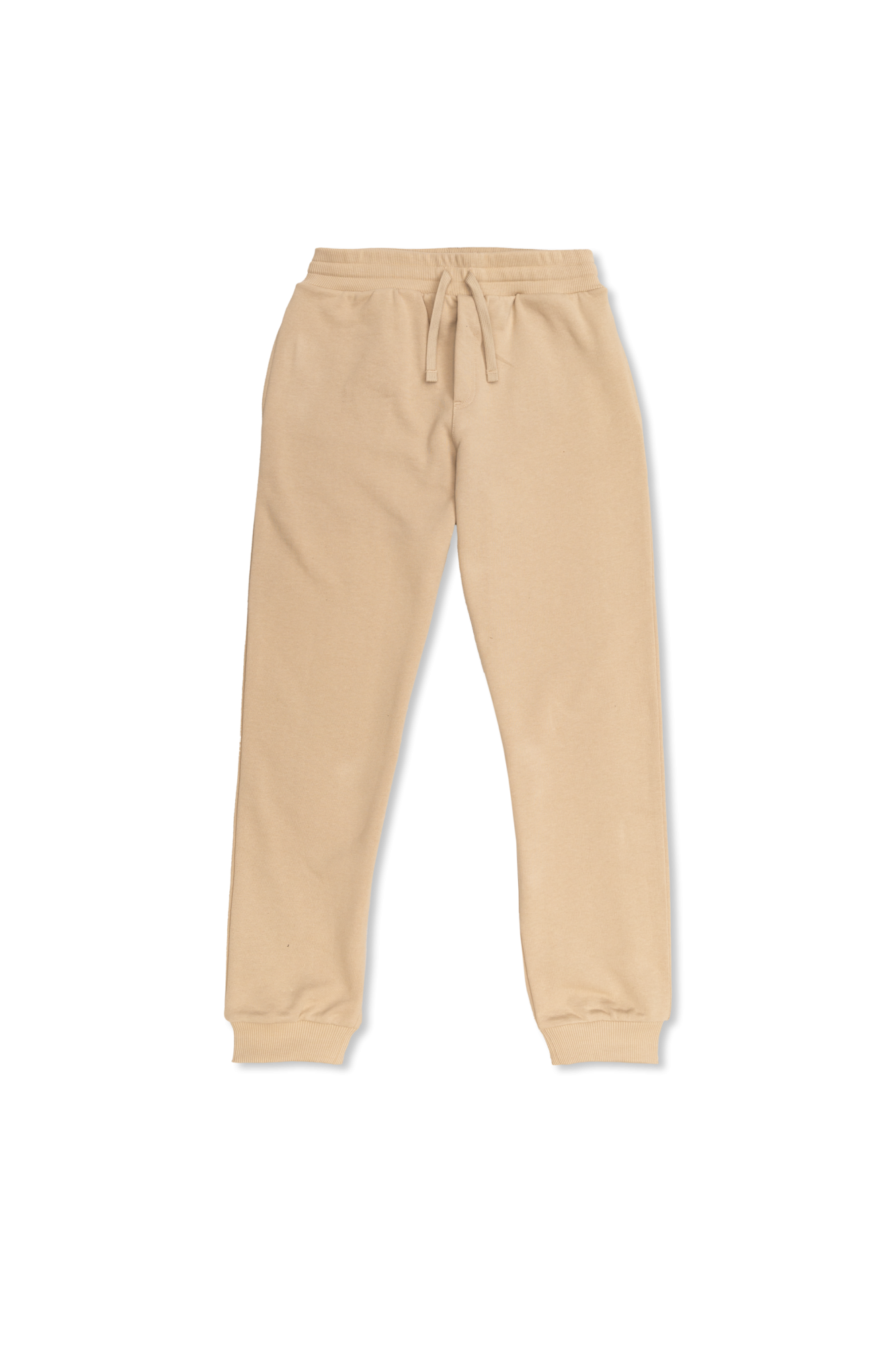Dolce & Gabbana Kids Spodnie Dresowe, Unisex, Beżowy