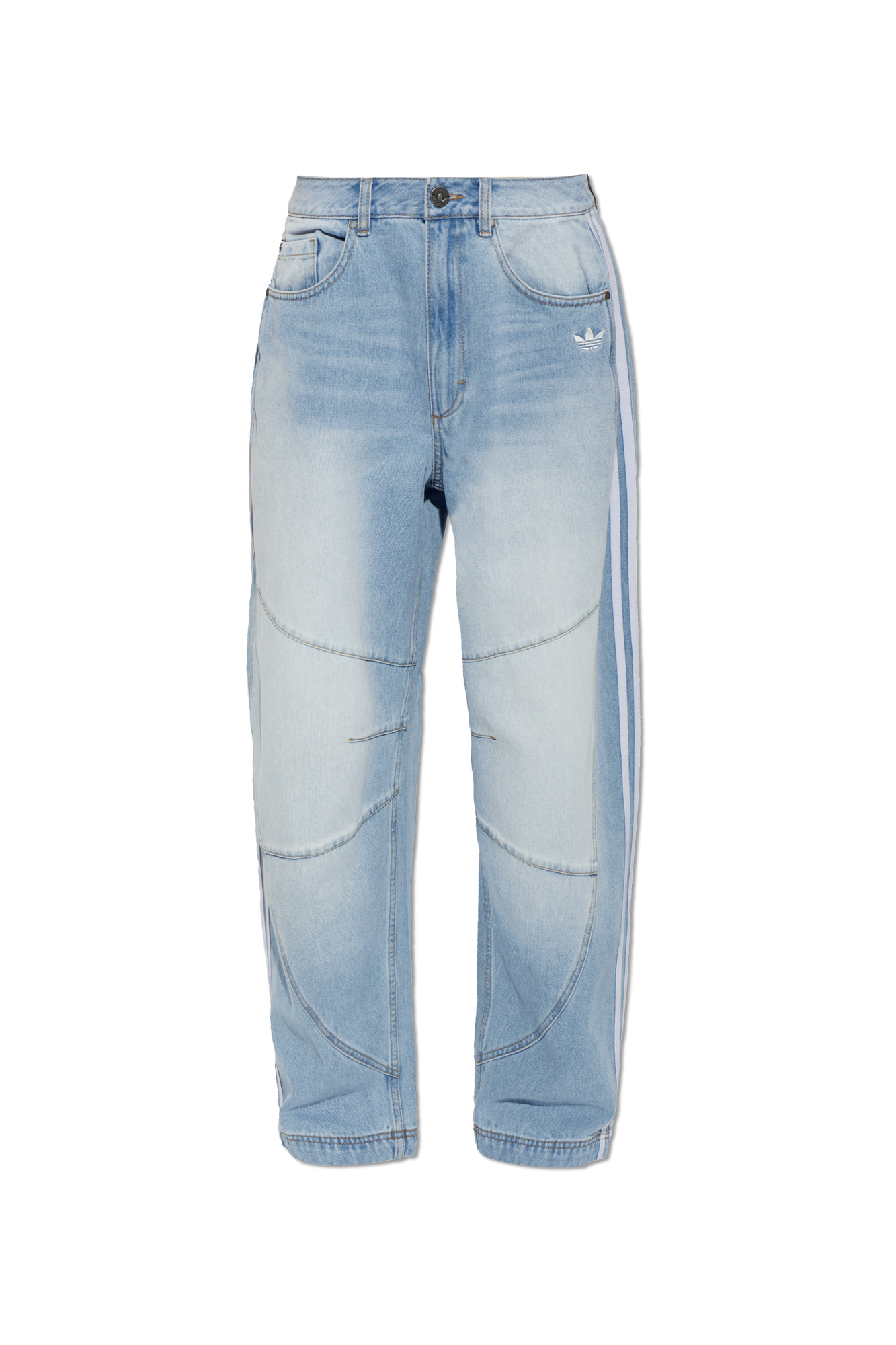 ADIDAS Originals Jeansy Z Szerokimi Nogawkami, Kobiety, Niebieski