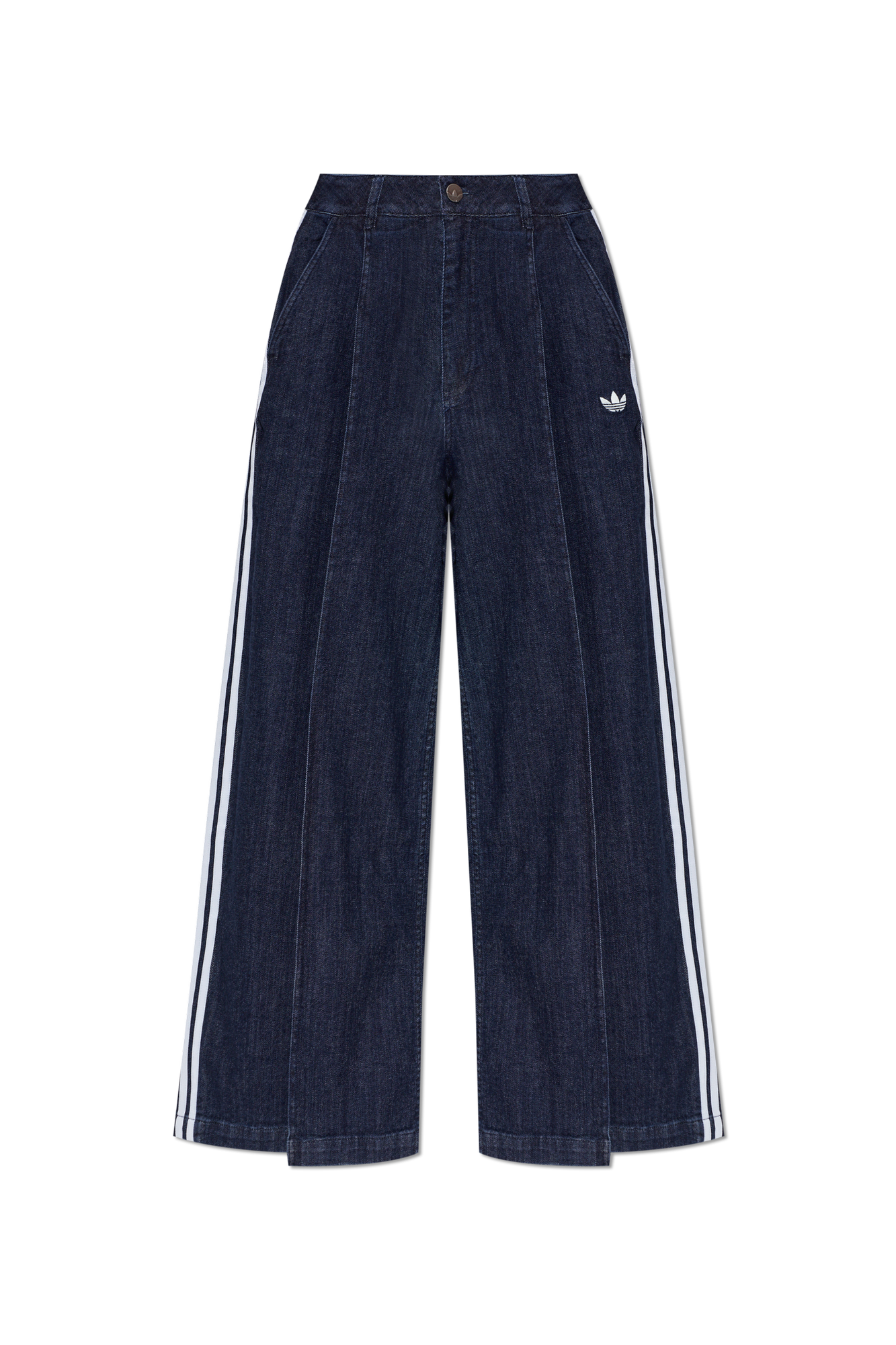 ADIDAS Originals Jeansy Z Szerokimi Nogawkami, Kobiety, Granatowy