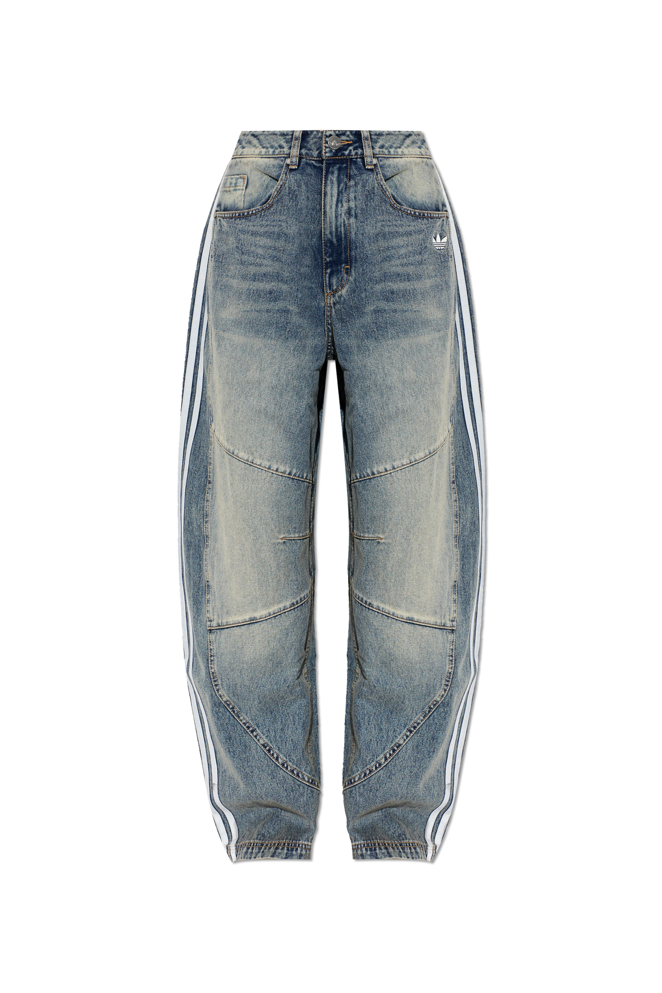 ADIDAS Originals Jeansy Z Logo, Kobiety, Niebieski