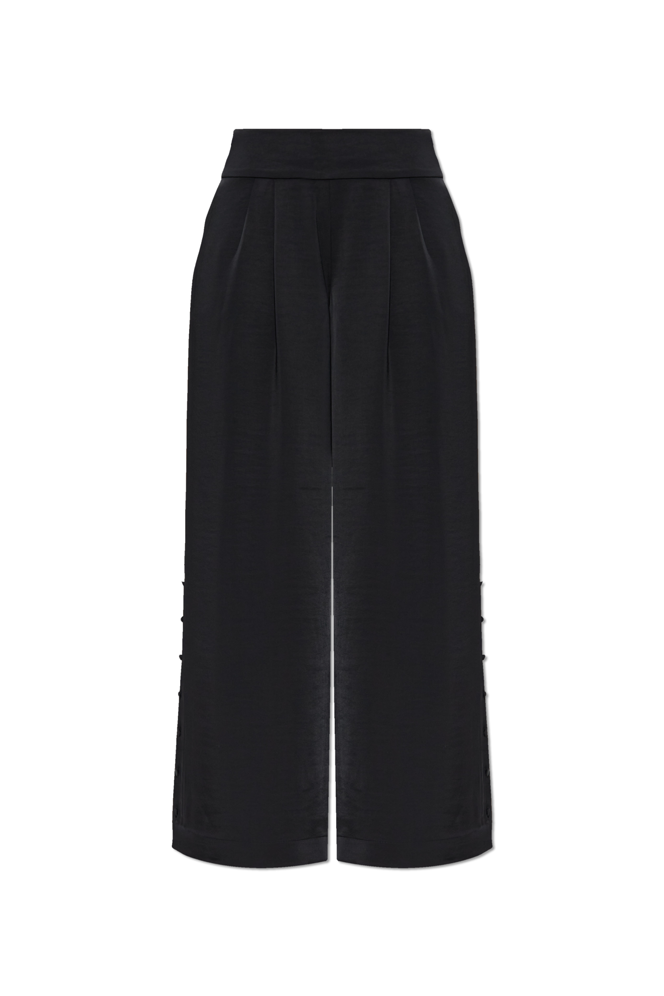 AllSaints Spodnie `Leanne`, Kobiety, Czarny