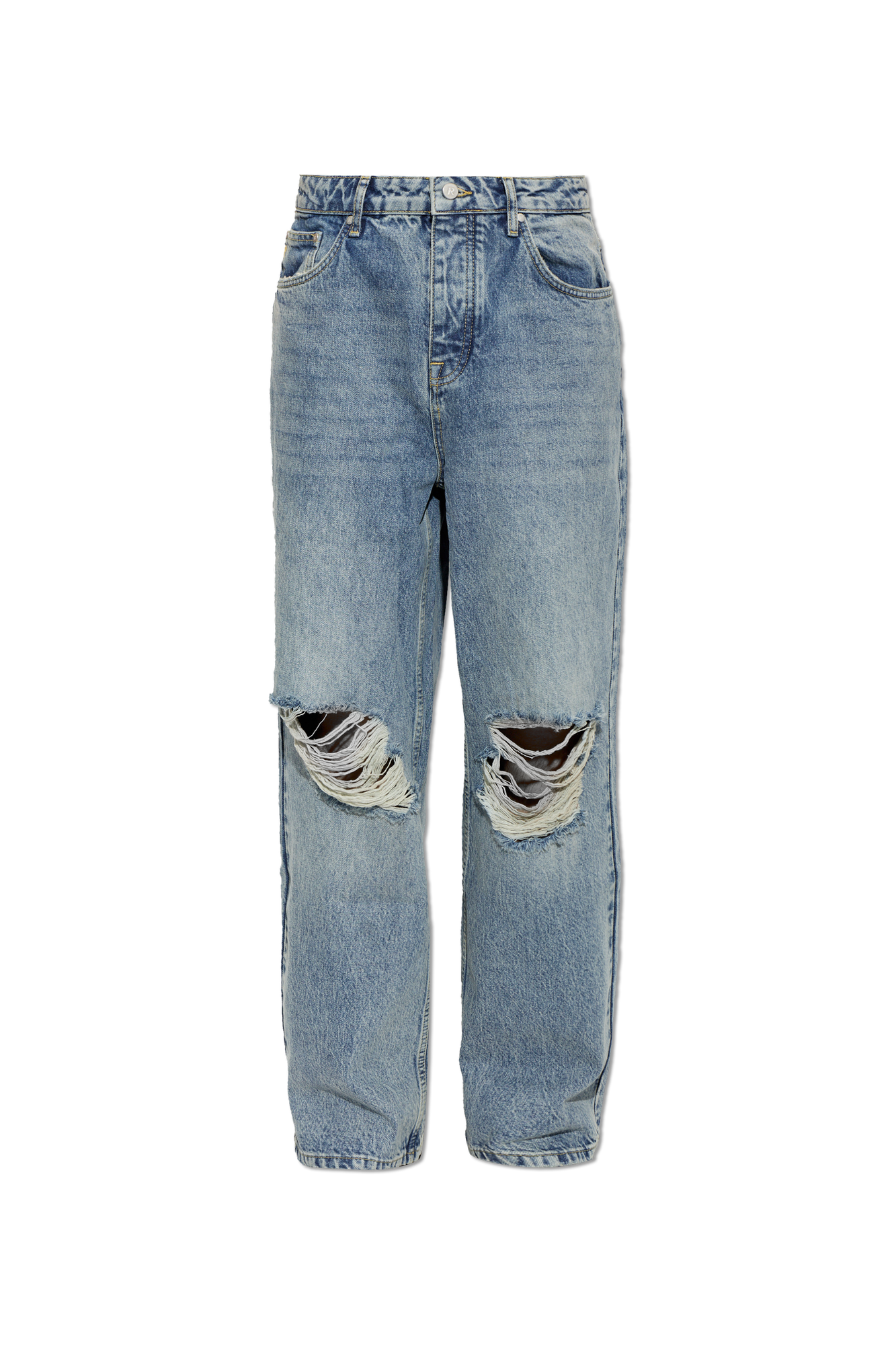 Represent Jeansy Z Efektem Vintage, Mężczyźni, Niebieski