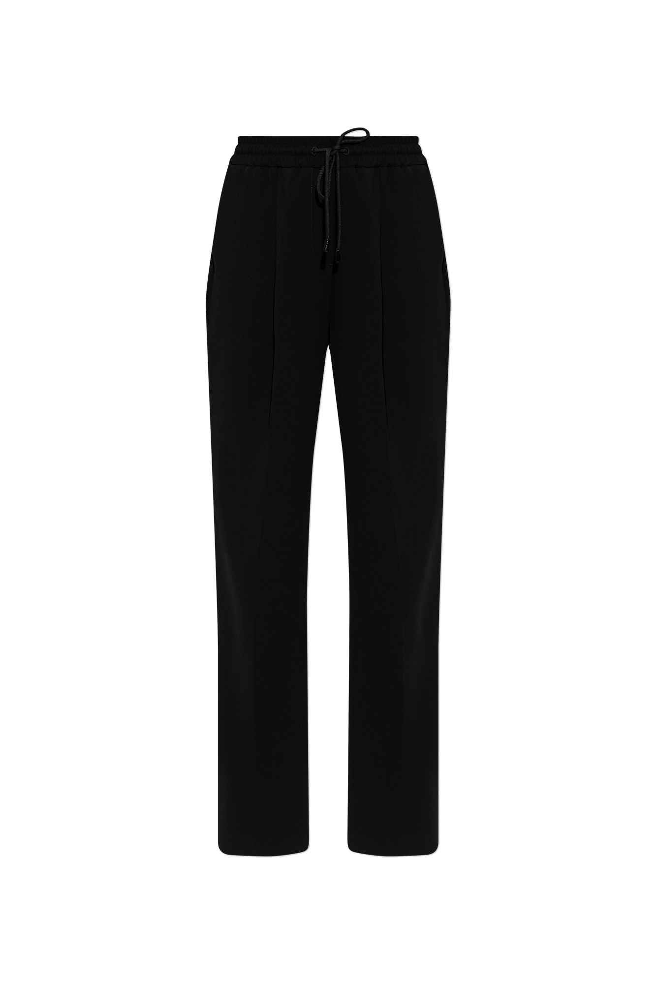 Michael Michael Kors Spodnie W Kant, Kobiety, Czarny