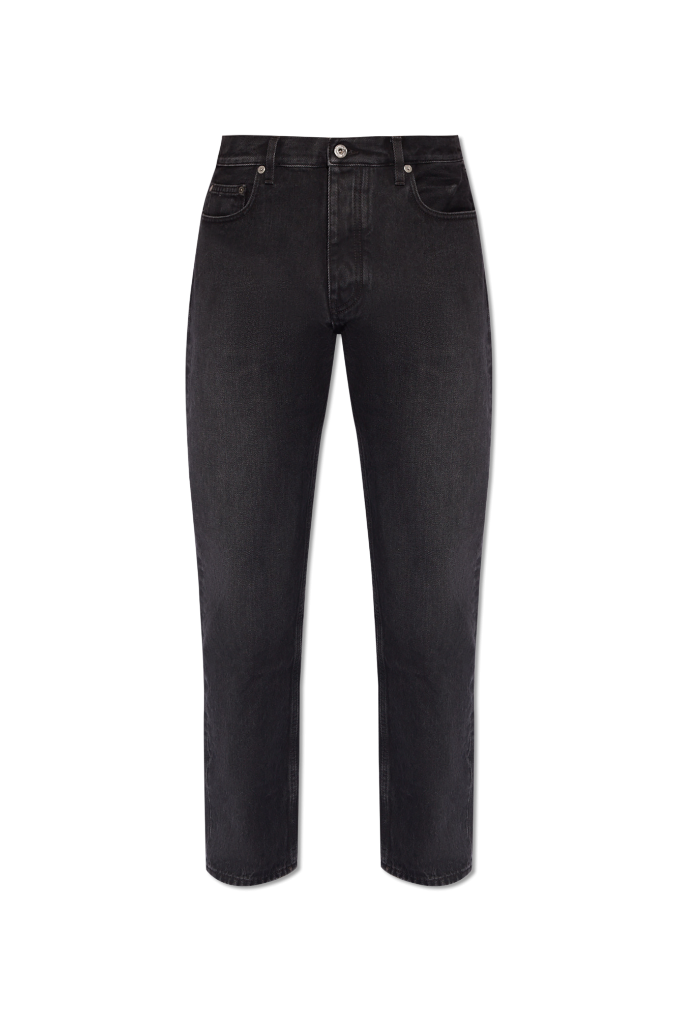 Off-White Jeansy Z Logo, Mężczyźni, Czarny