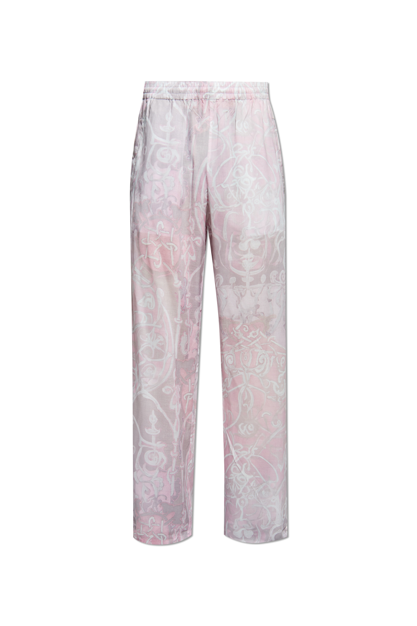Diesel Spodnie `P-THECK-A-AJFW`, Unisex, Różowy