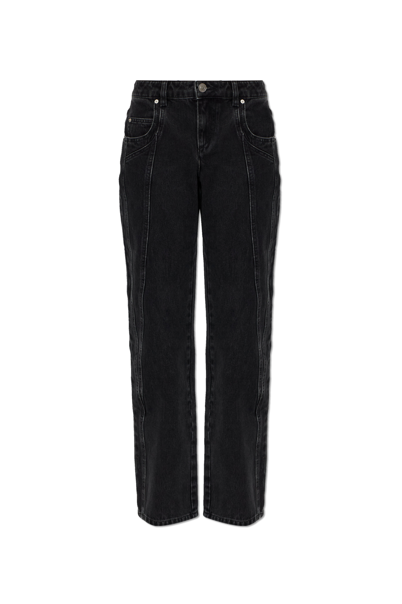 Marant Etoile Jeansy ‘Jaylis’, Kobiety, Czarny