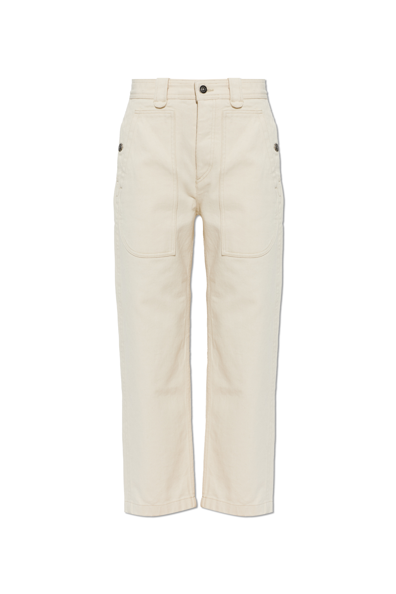Marant Etoile Jeansy `Ermina`, Kobiety, Kremowy