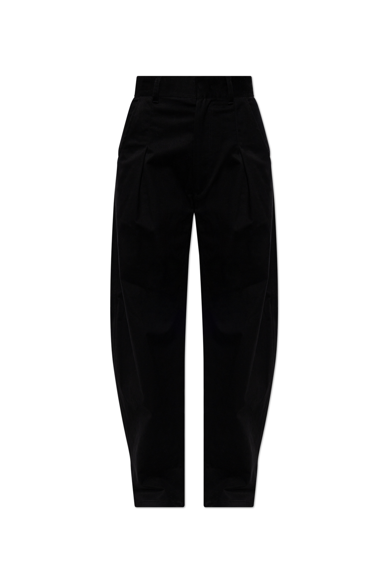 Isabel Marant Spodnie `Lenadia`, Kobiety, Czarny