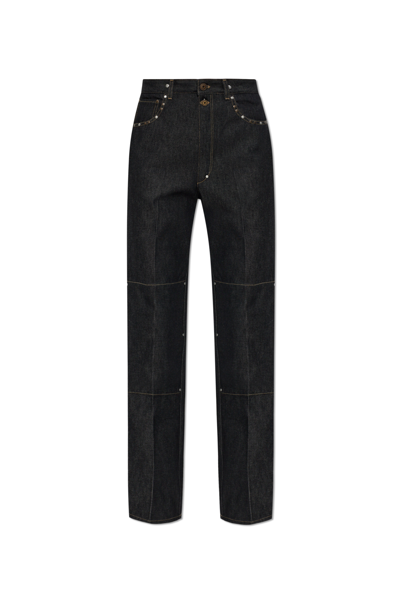 Lemaire Jeansy Typu `straight`, Kobiety, Granatowy