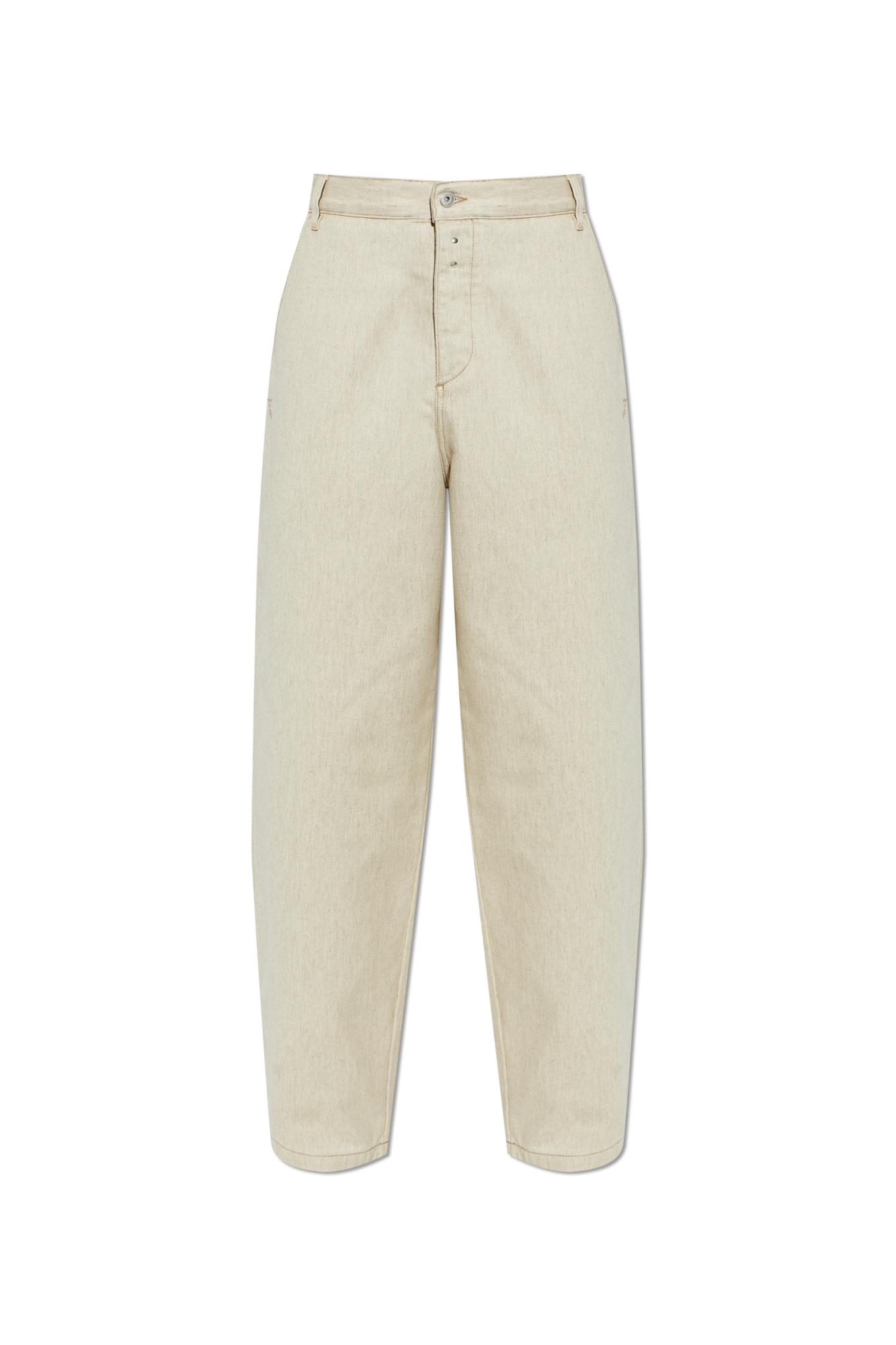 Jacquemus Spodnie `Paysan`, Mężczyźni, Kremowy