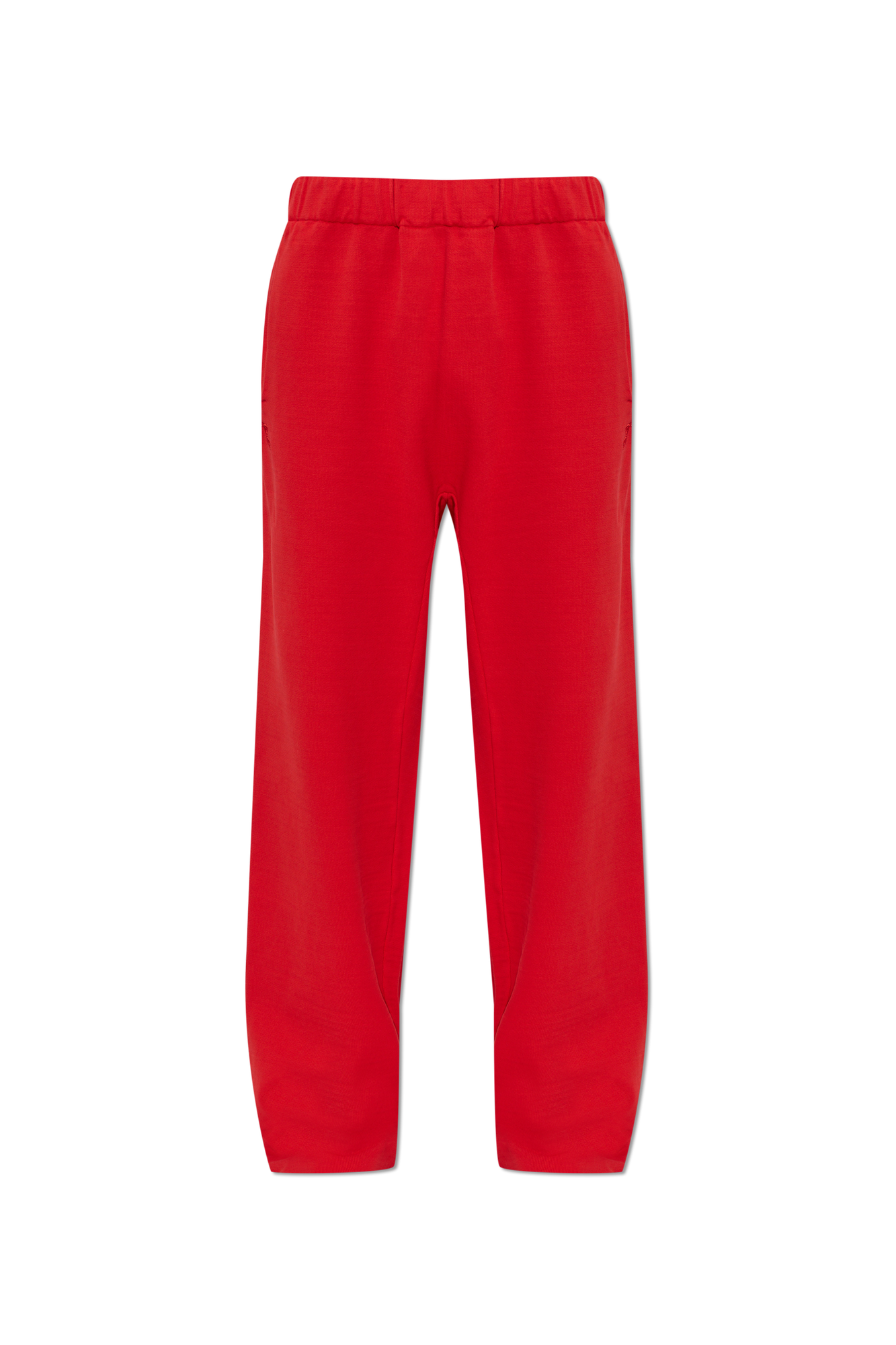 Jacquemus Dresowe Spodnie ‘Rond Carre’, Mężczyźni, Czerwony