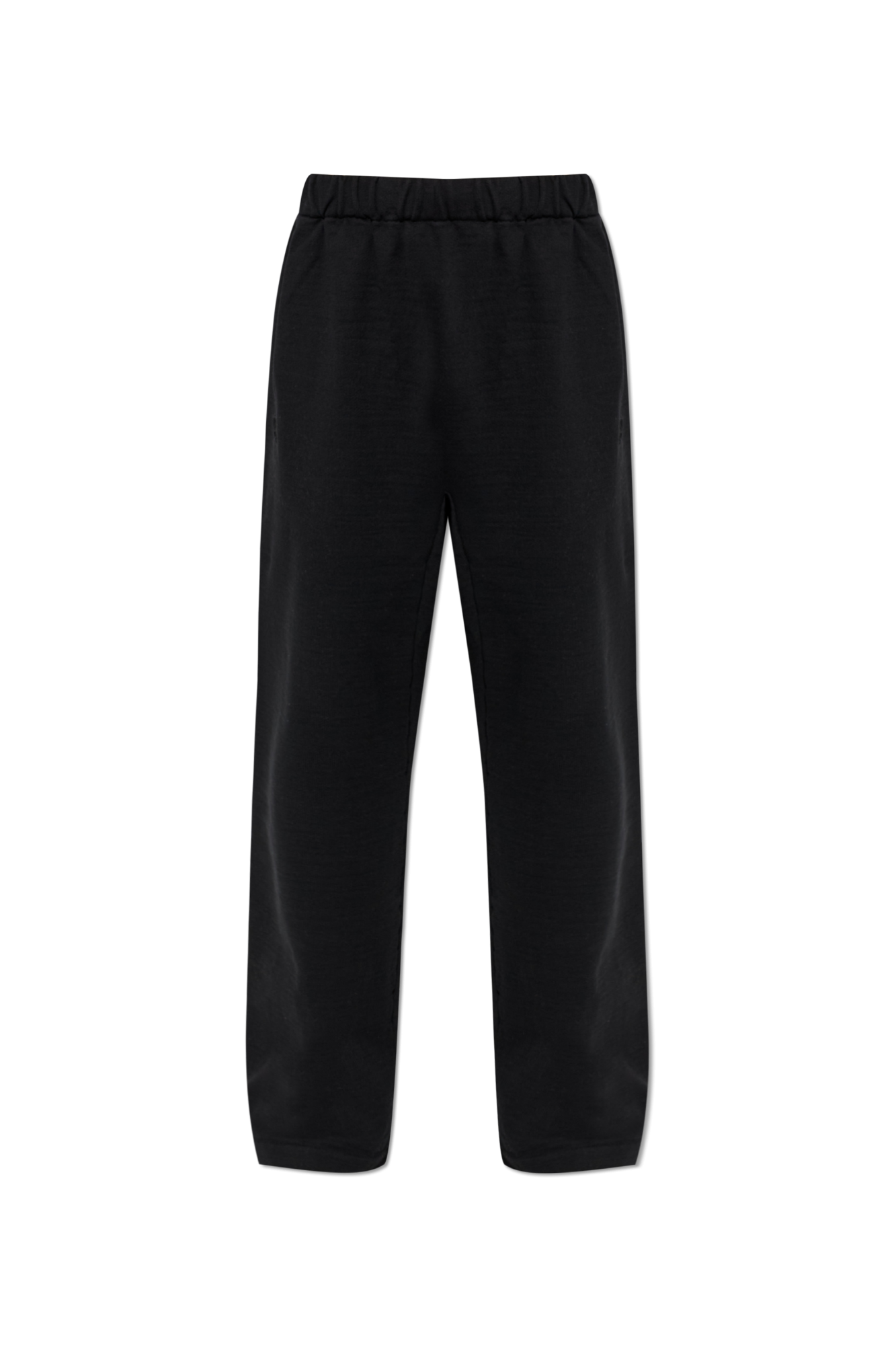 Jacquemus Spodnie Dresowe Z Wyszytym Logo, Mężczyźni, Czarny
