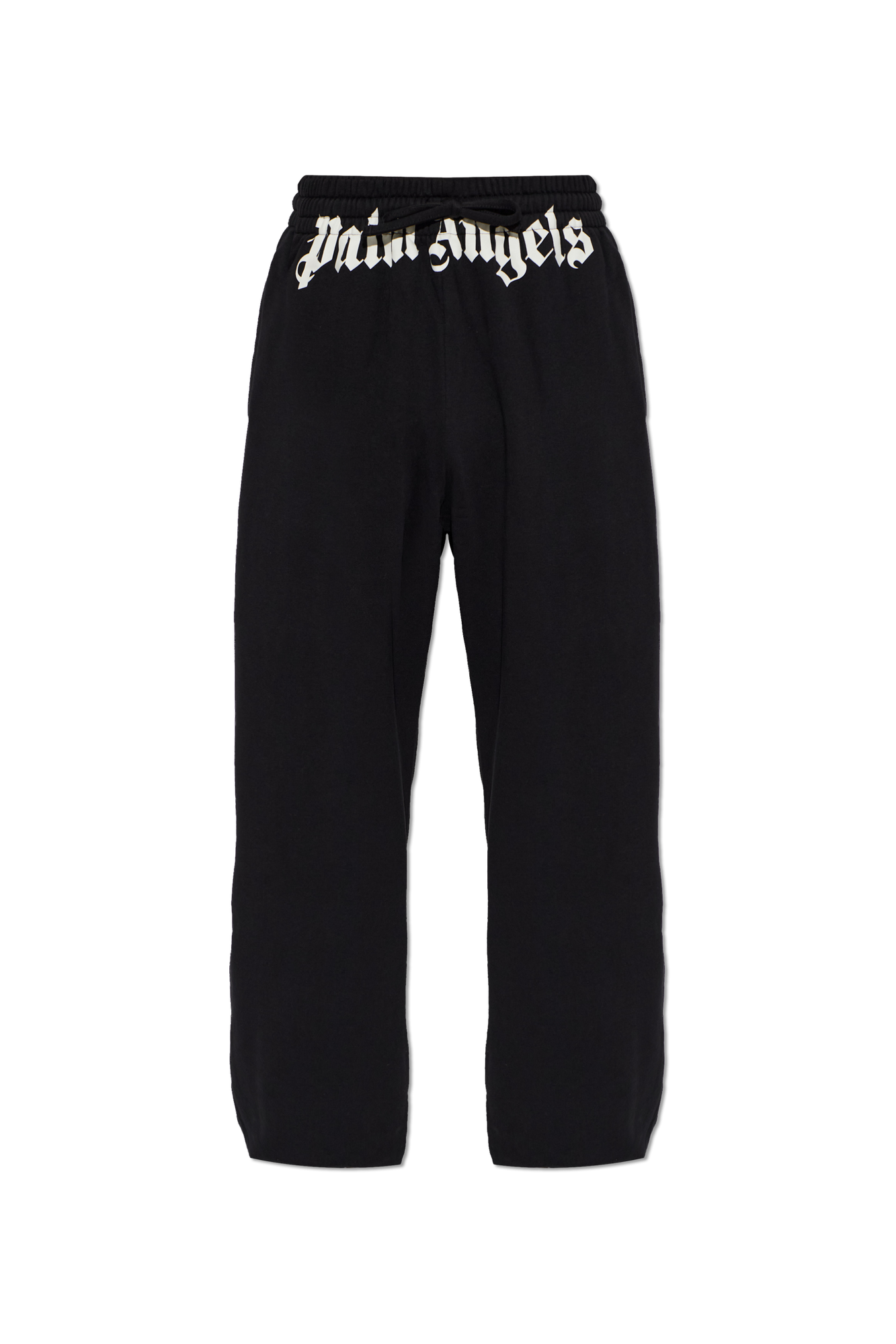 Palm Angels Spodnie Dresowe Ze ściągaczami W Nogawkach, Mężczyźni, Czarny