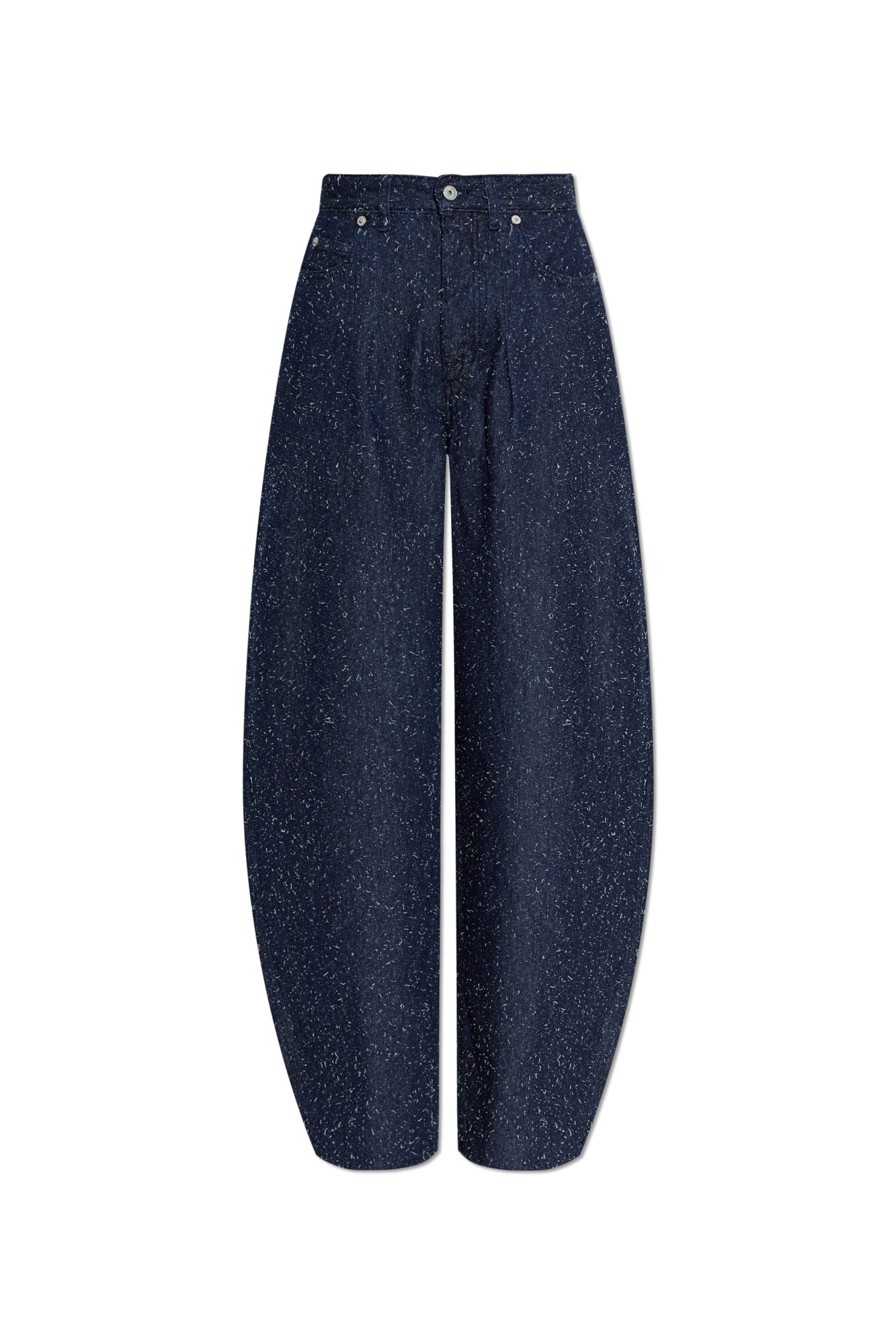 Jacquemus Jeansy Z Efektem `vintage`, Kobiety, Granatowy