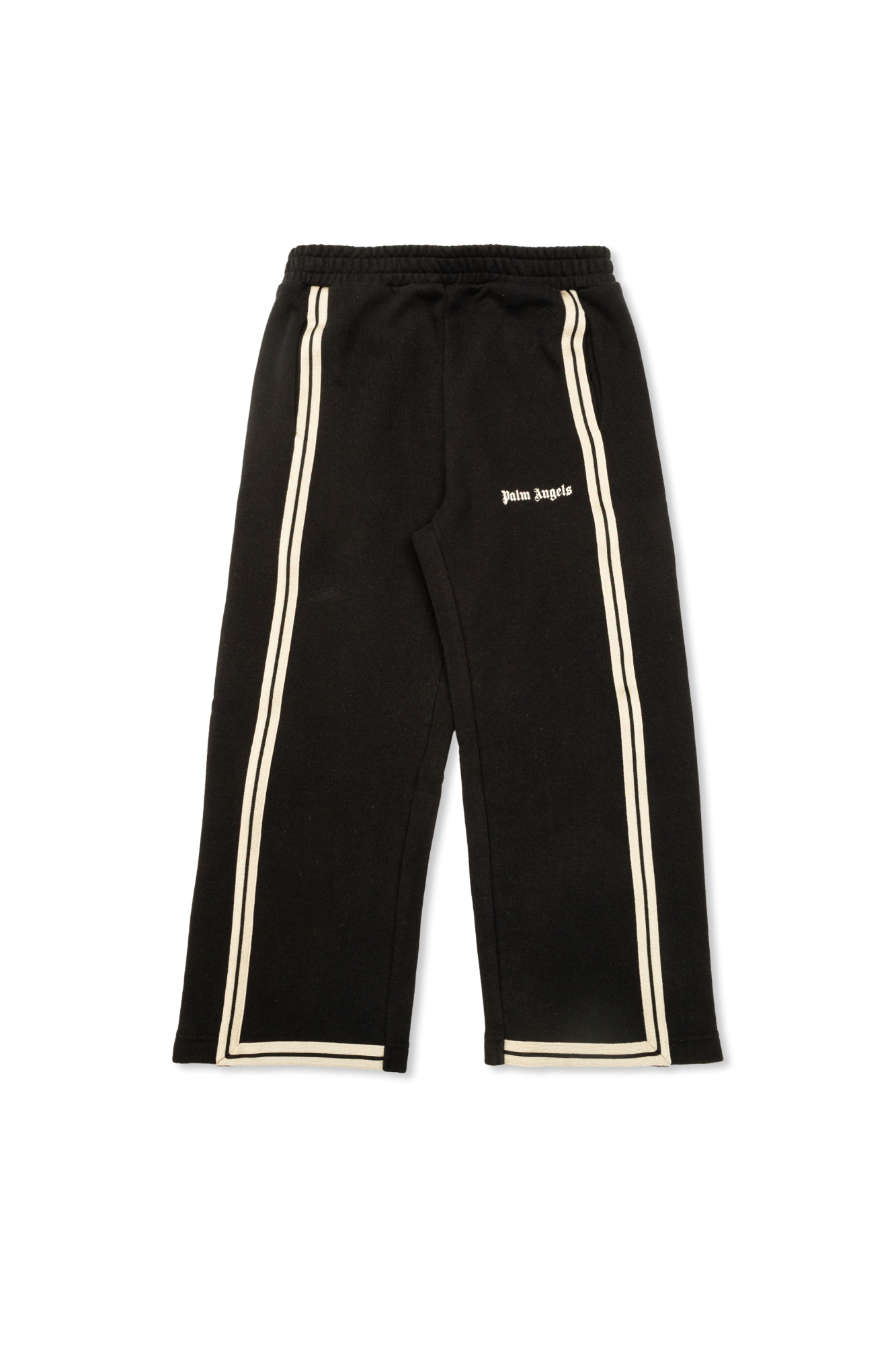 Palm Angels Kids Spodnie Dresowe Z Logo, Unisex, Czarny