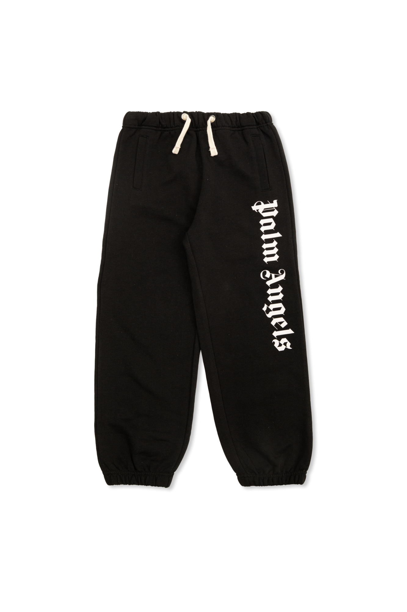 Palm Angels Kids Spodnie Dresowe Z Logo, Unisex, Czarny